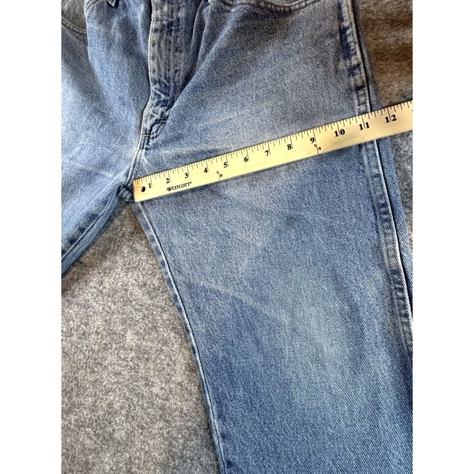Wrangler Wrangler Jeans Men's 34x29 Light Blue Wash Regular Fit Denim 5-Pocket Cowboy Wrangler 13MWZ Blue Cotton Jeans Mens Regular Straight Washable Size US 34 / EU 50 - 2 Thumbnail