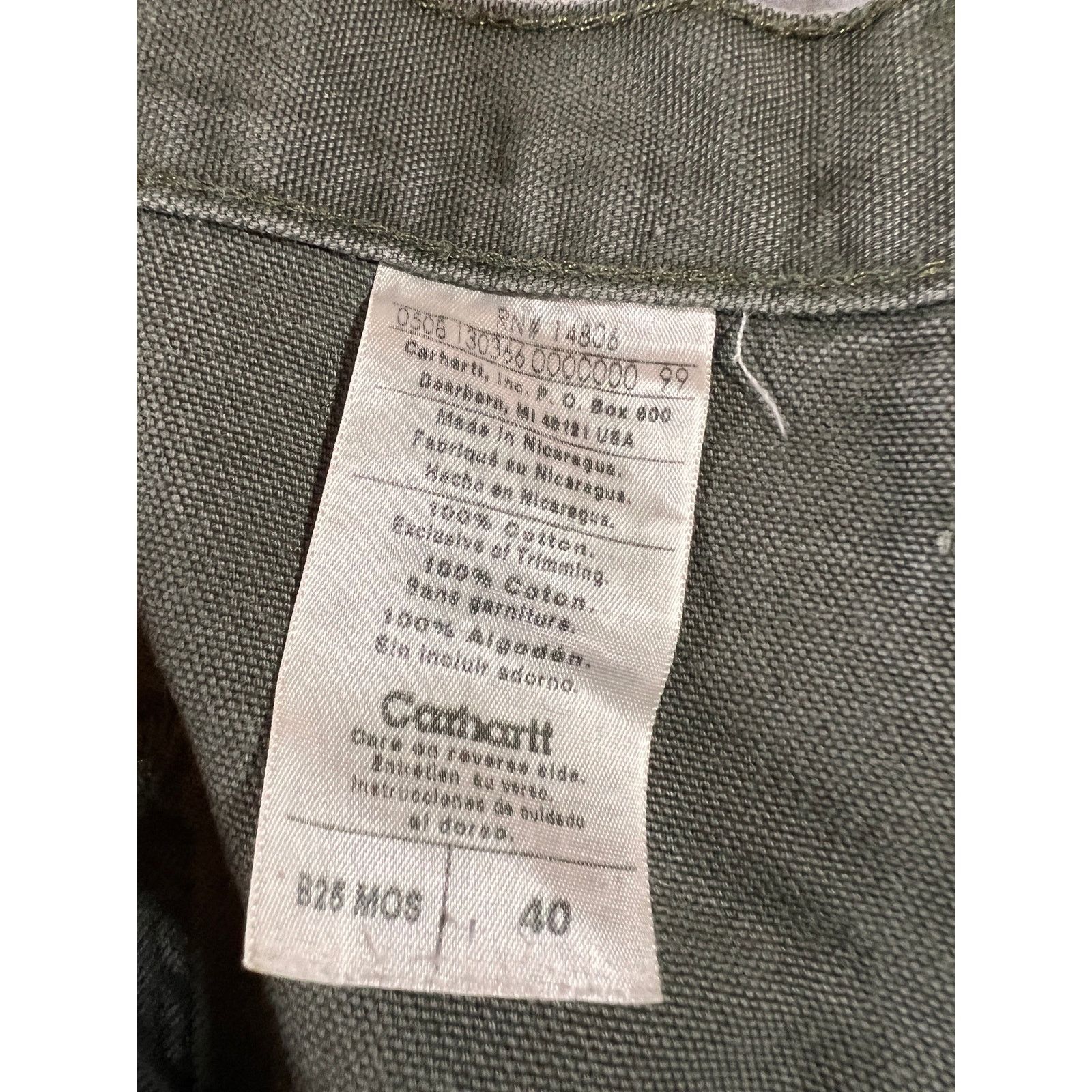 Carhartt Carhartt Men’s Vintage Work Shorts B25 MOS Grey Size 40 Size US 40 / EU 56 - 3 Thumbnail