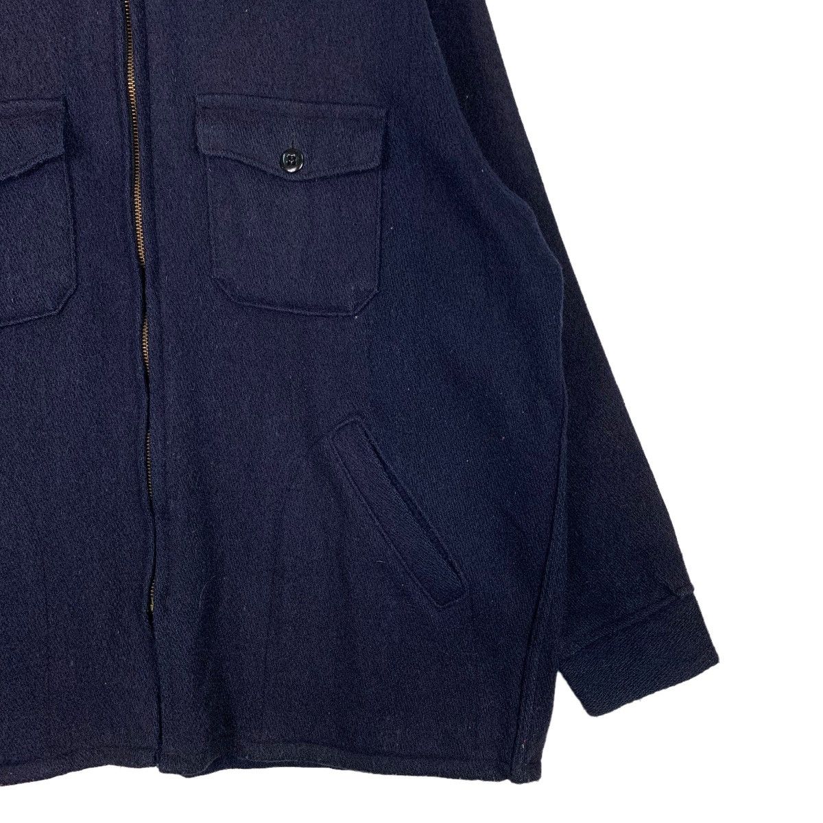 Vintage MELTON Outer Wear Four Pocket Wool Jacket #0256-C12 Size US XL / EU 56 / 4 - 5 Thumbnail