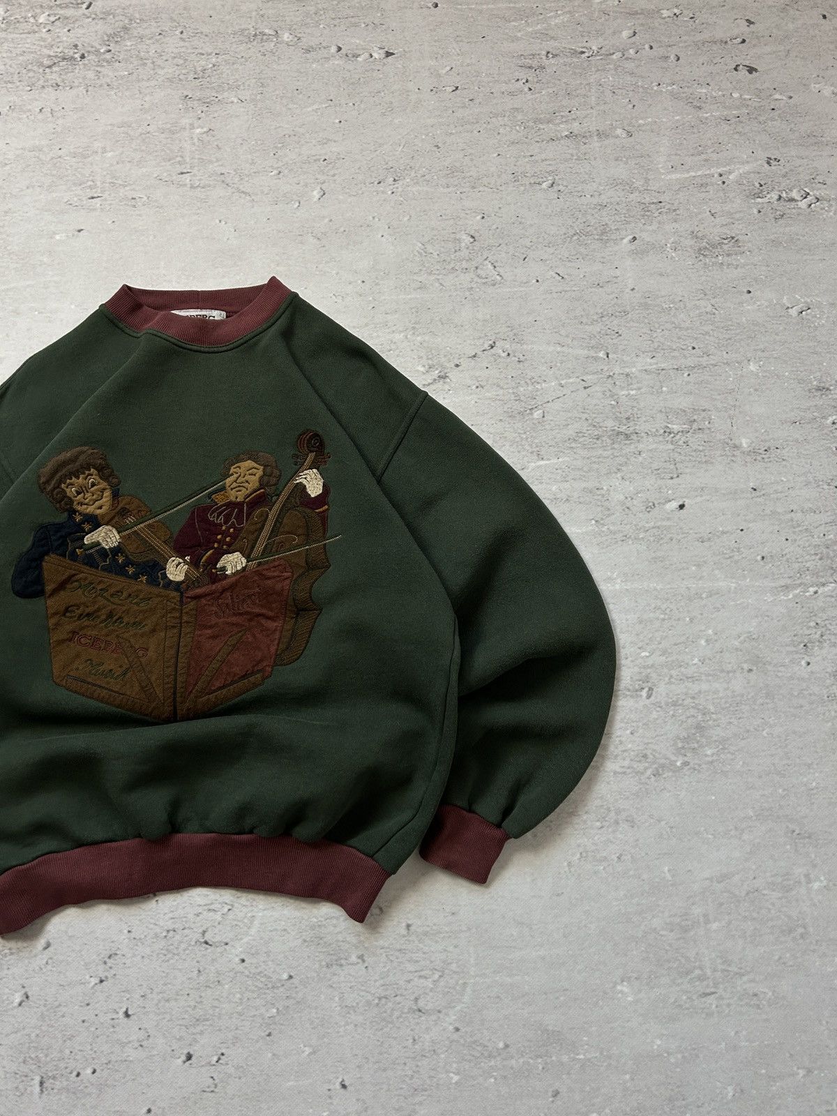 Iceberg 💥Vintage Iceberg Big Logo Sweatshirt 90s Archive Old Money💥 Size US M / EU 48-50 / 2 - 3 Thumbnail