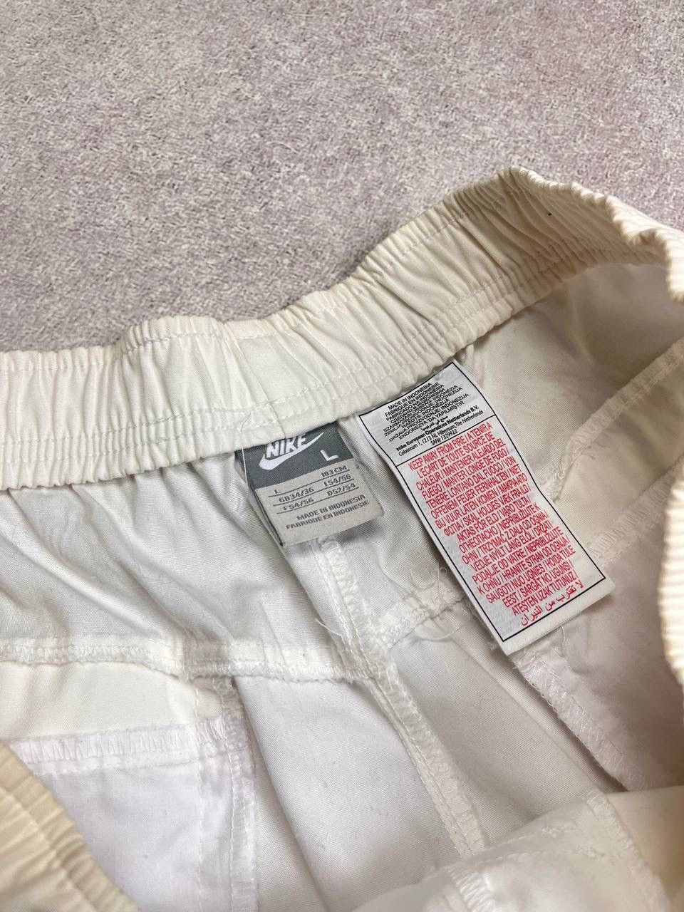 Nike × Vintage VINTAGE 90’s NIKE SWOOSH BAGGY RONALDIHNO TRACK PANTS Y2K L Size US 34 / EU 50 - 6 Thumbnail