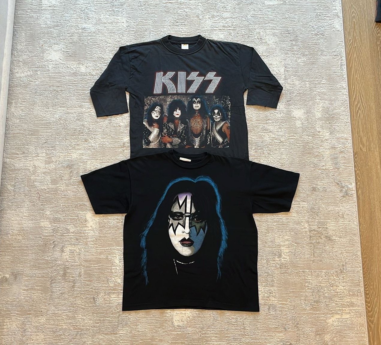 Vintage Lot 2 Vintage 90s Kiss 1996 Ace Frehley Tour Tee shirt XL Size US XL / EU 56 / 4 - 1 Thumbnail