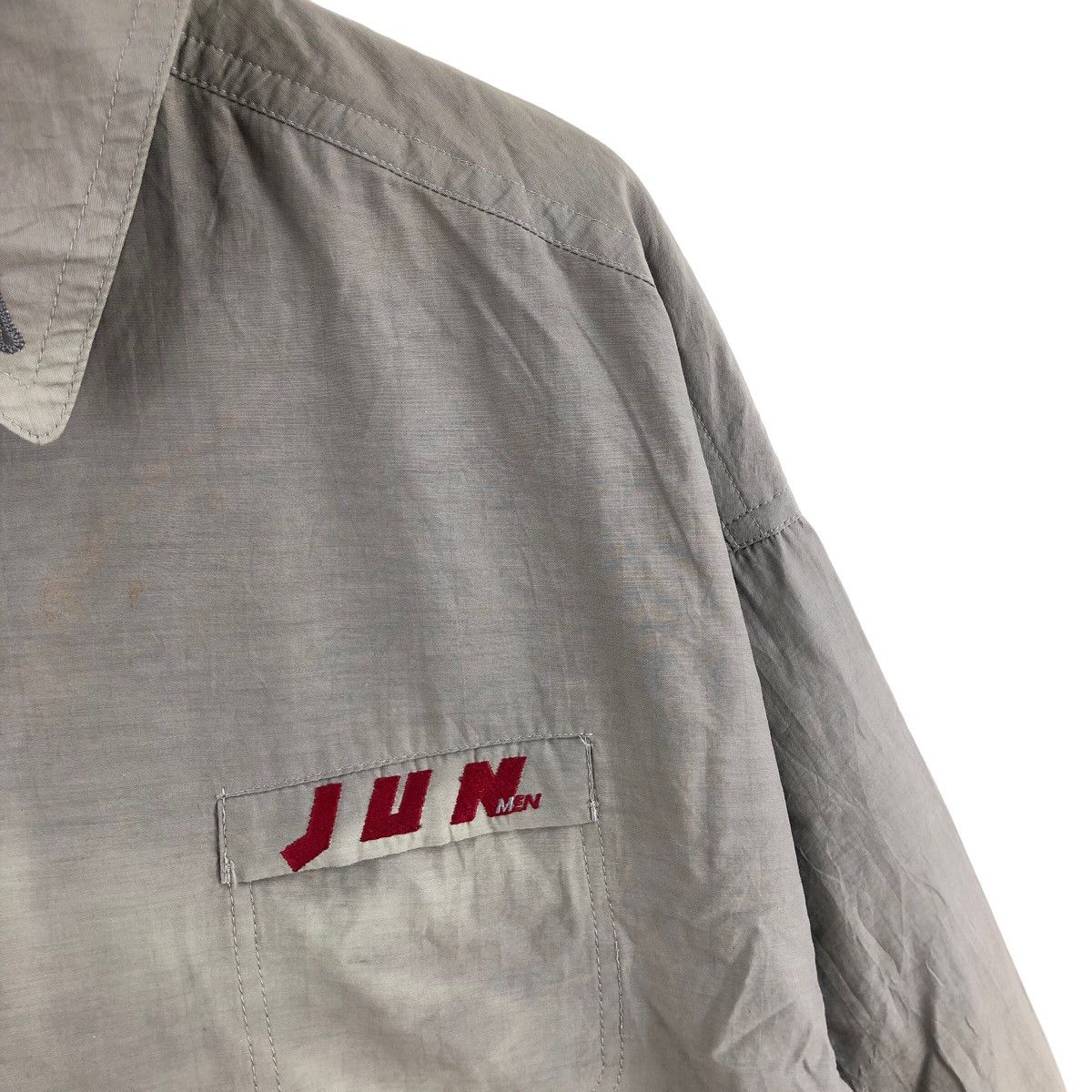 Japanese Brand × Jun Takahashi × Vintage Vintage JUN MEN Jacket Windbreaker Distressed Japanese Brand Size L / US 10 / IT 46 - 3 Thumbnail