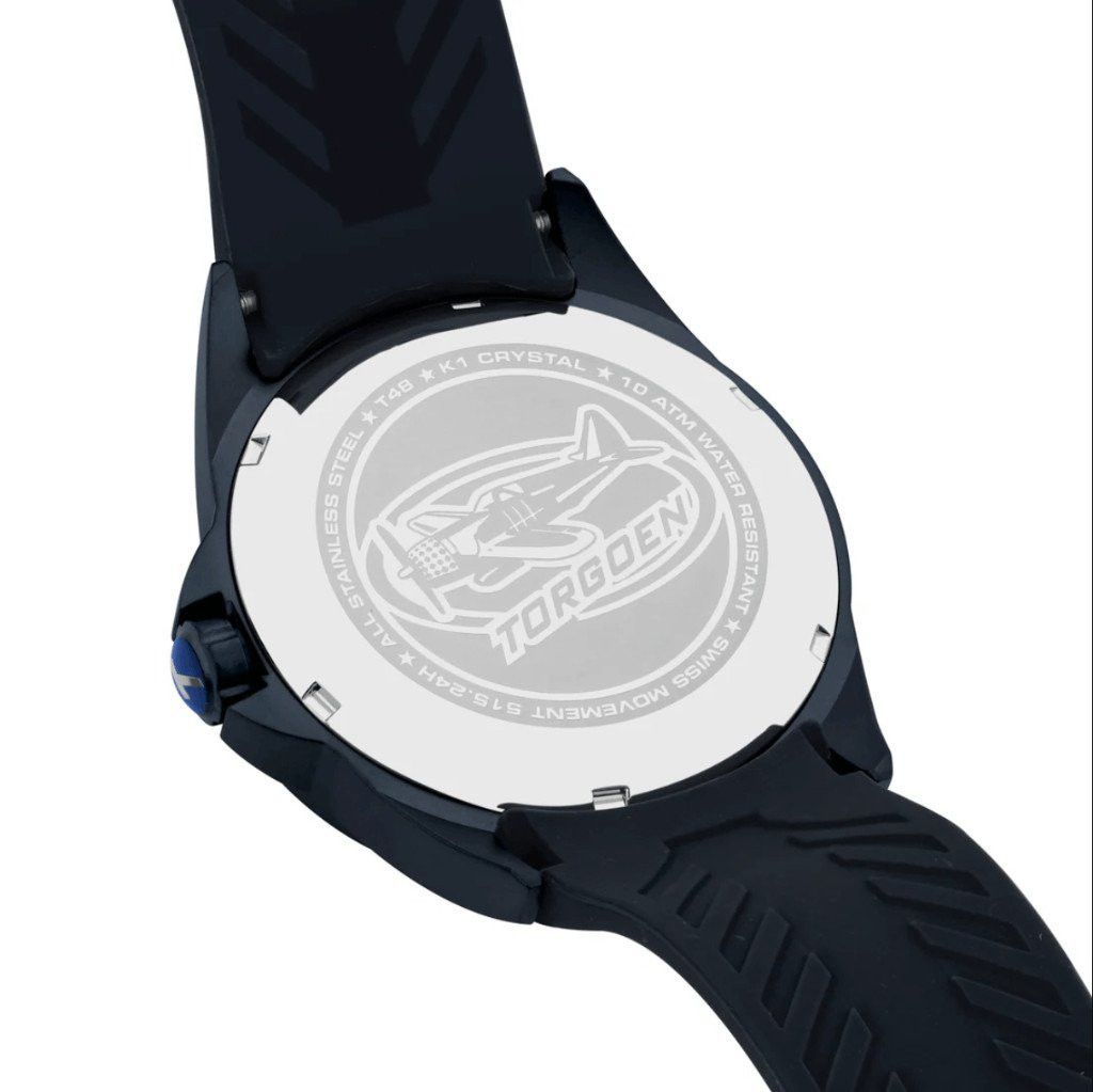 Other New Torgoen TN-1309 T48 GMT Navy Ion Plated 44mm Silicone S Size ONE SIZE - 3 Thumbnail