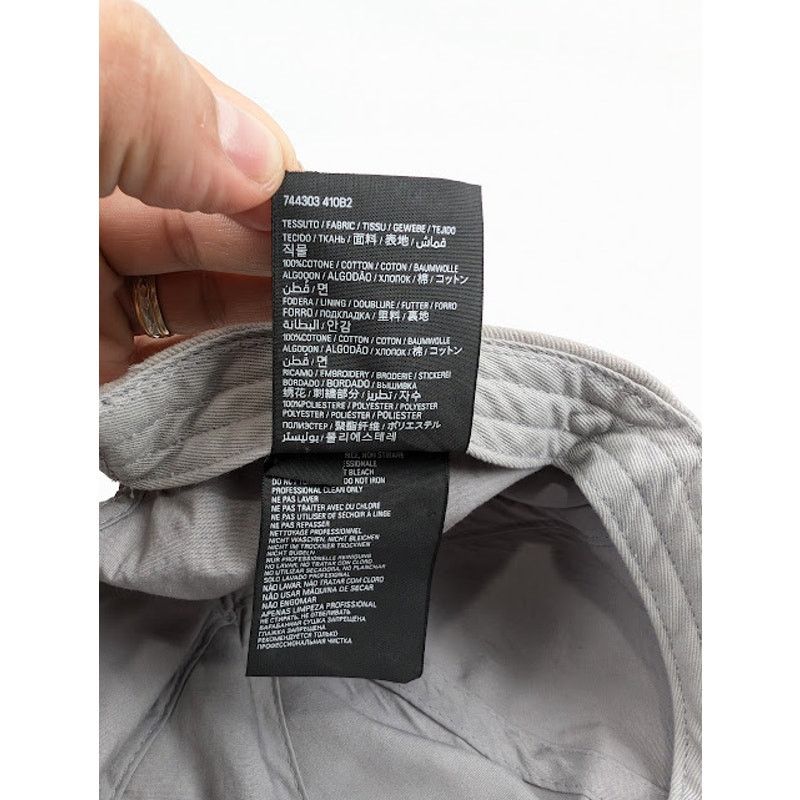 Balenciaga o1rshd1 Size: L / Cut Up Hat / Cap in Gray/Black Size ONE SIZE - 16 Thumbnail