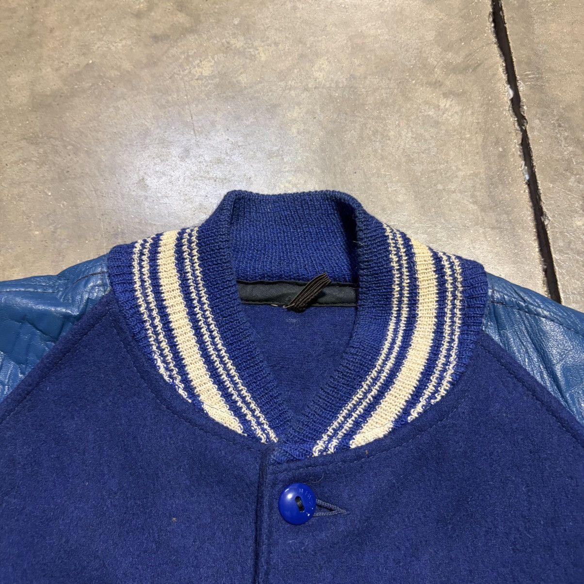Vintage Vintage 50s Butwin Varsity Letterman Jacket Leather Bomber Size US M / EU 48-50 / 2 - 11 Thumbnail