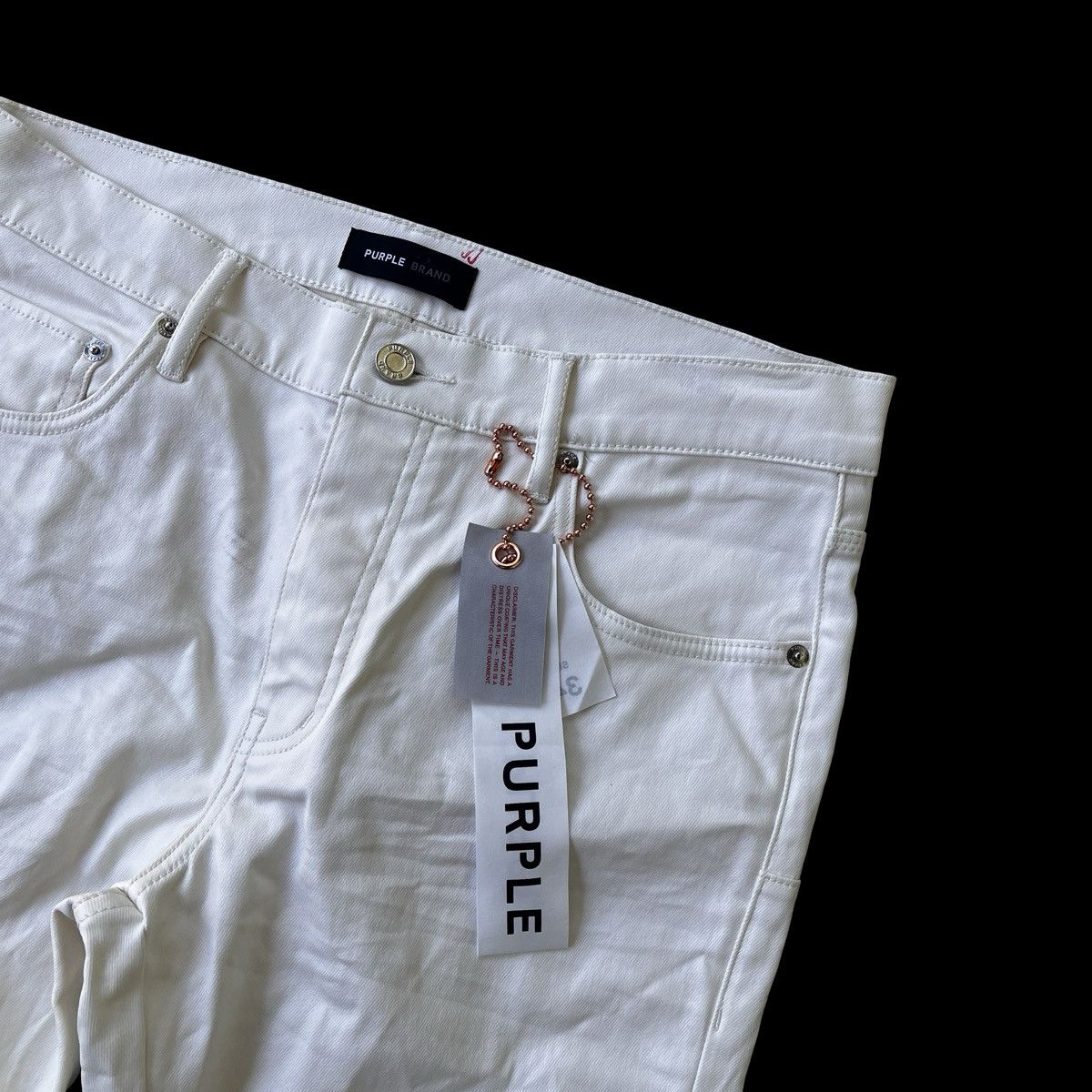 Purple PURPLE BRAND p004 Cargo Flared Jeans White Size 34 Size US 34 / EU 50 - 4 Thumbnail