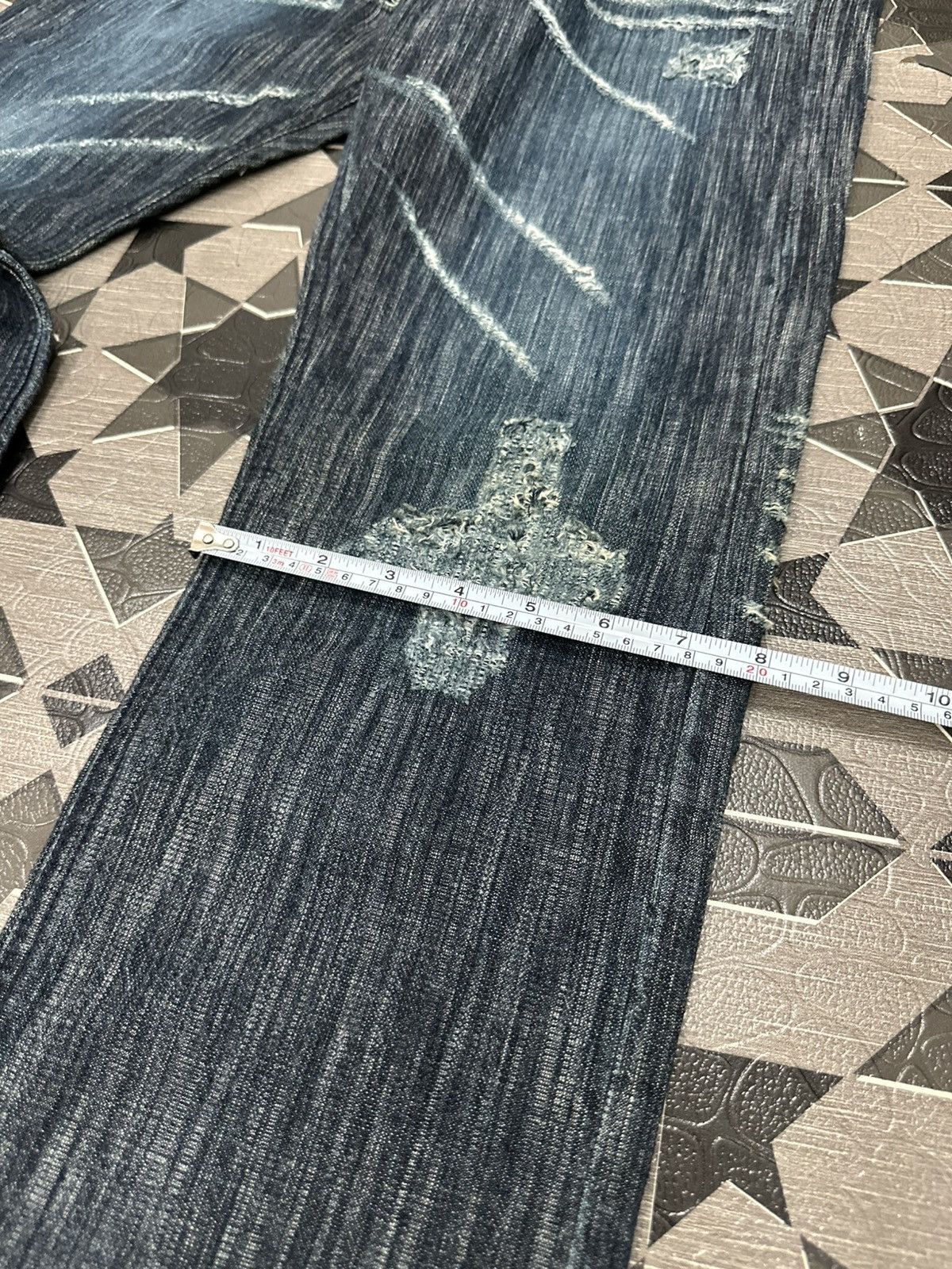 Michel Klein 1990 MK Homme (Michel Klein) Claw Mark Denim Size US 30 / EU 46 - 6 Thumbnail