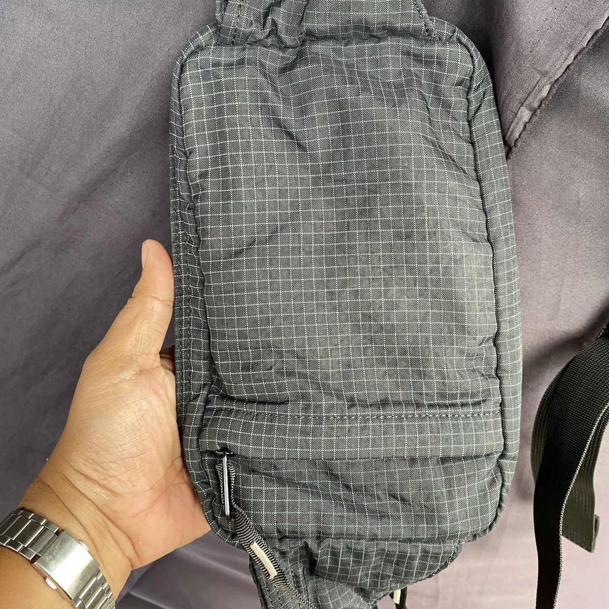 Porter Porter yoshida japan grid pattern waistbag Size ONE SIZE - 4 Thumbnail