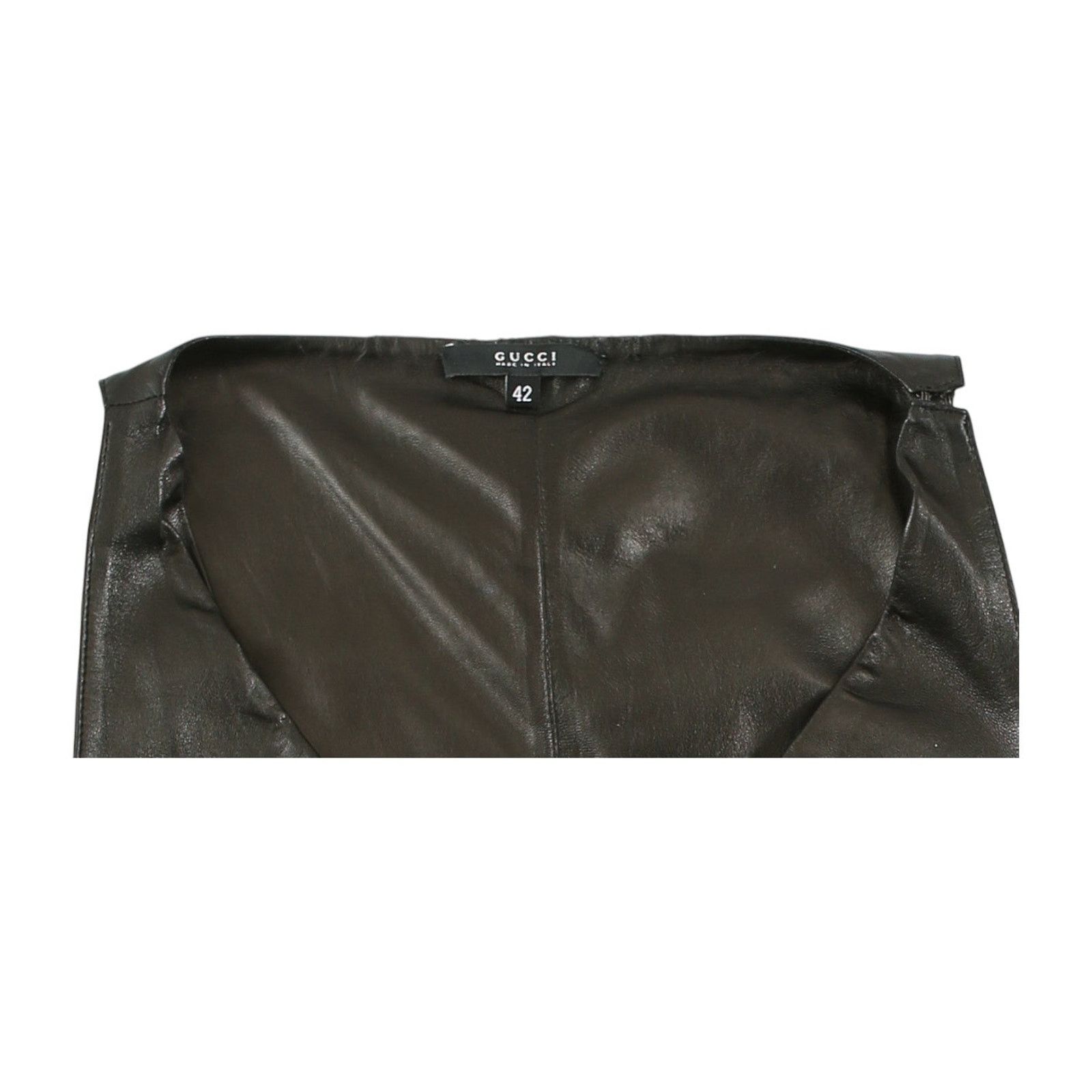Gucci by Tom Ford Nappa Leather Dress Size M / US 6-8 / IT 42-44 - 3 Thumbnail