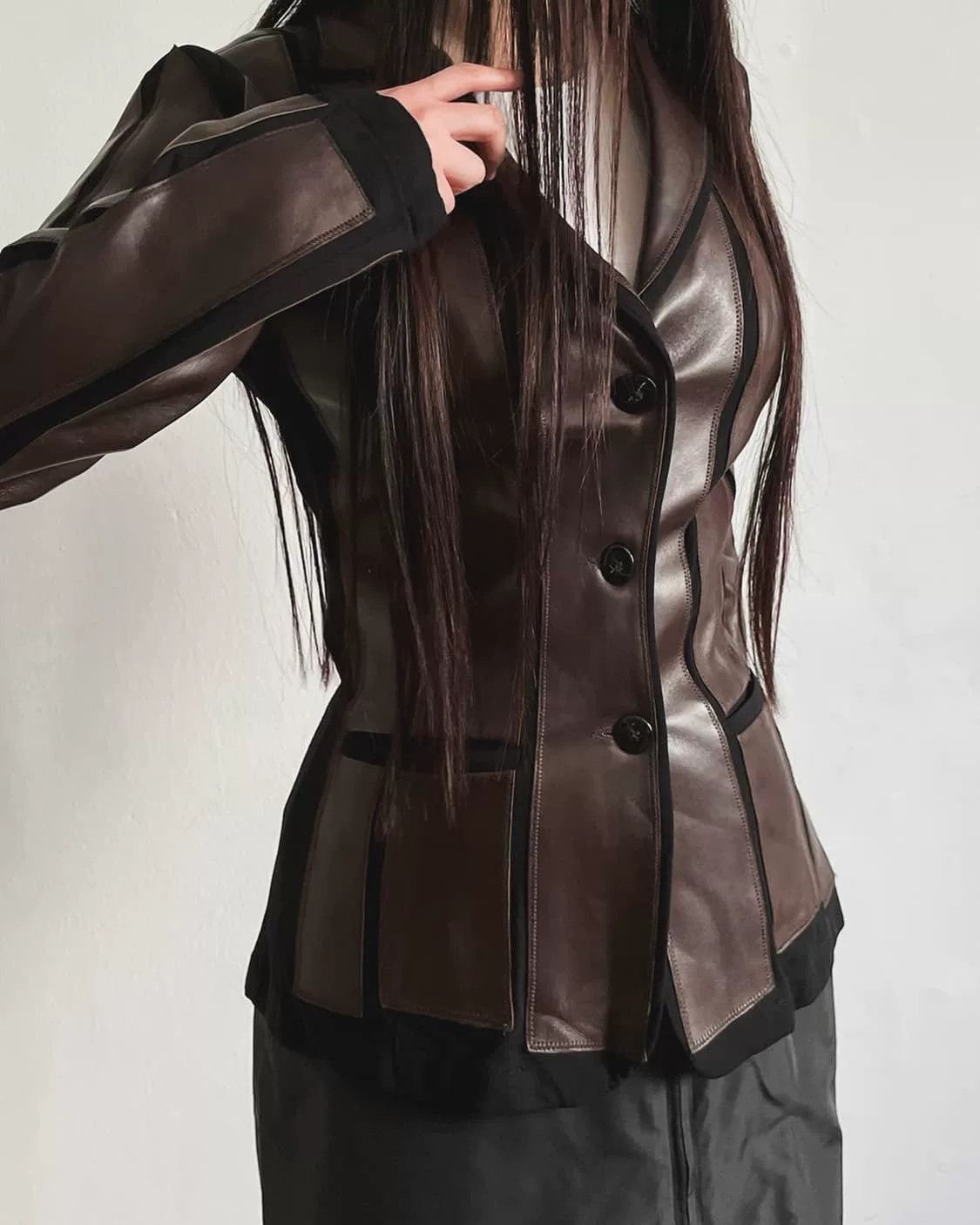 Vintage Vintage Mandalorian Leather Jacket Size US M / EU 48-50 / 2 - 1 Thumbnail
