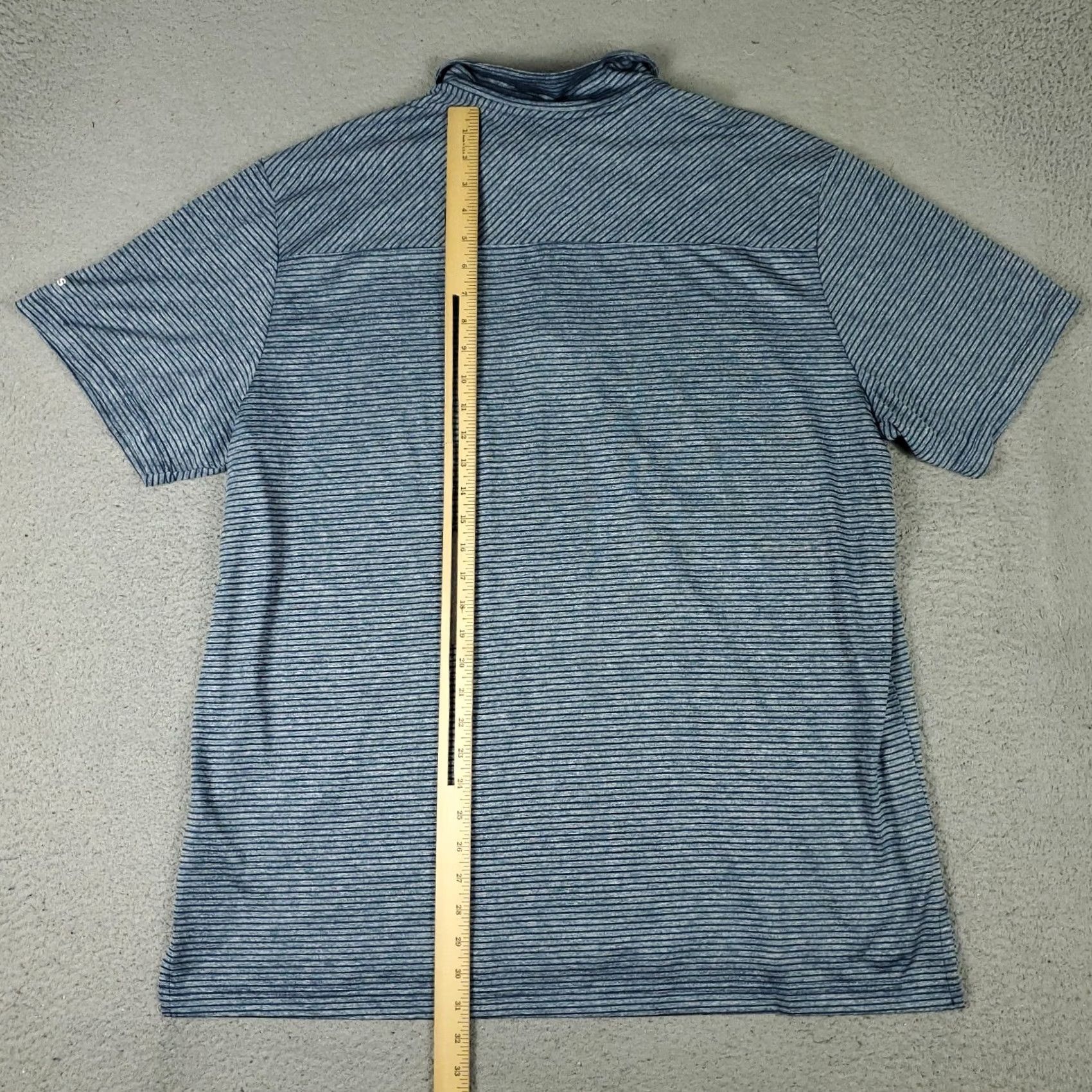 Adidas Adidas Polo Shirt Mens 2XL Blue Striped Golf Casual Short Sleeve Shirt Size US XXL / EU 58 / 5 - 4 Thumbnail