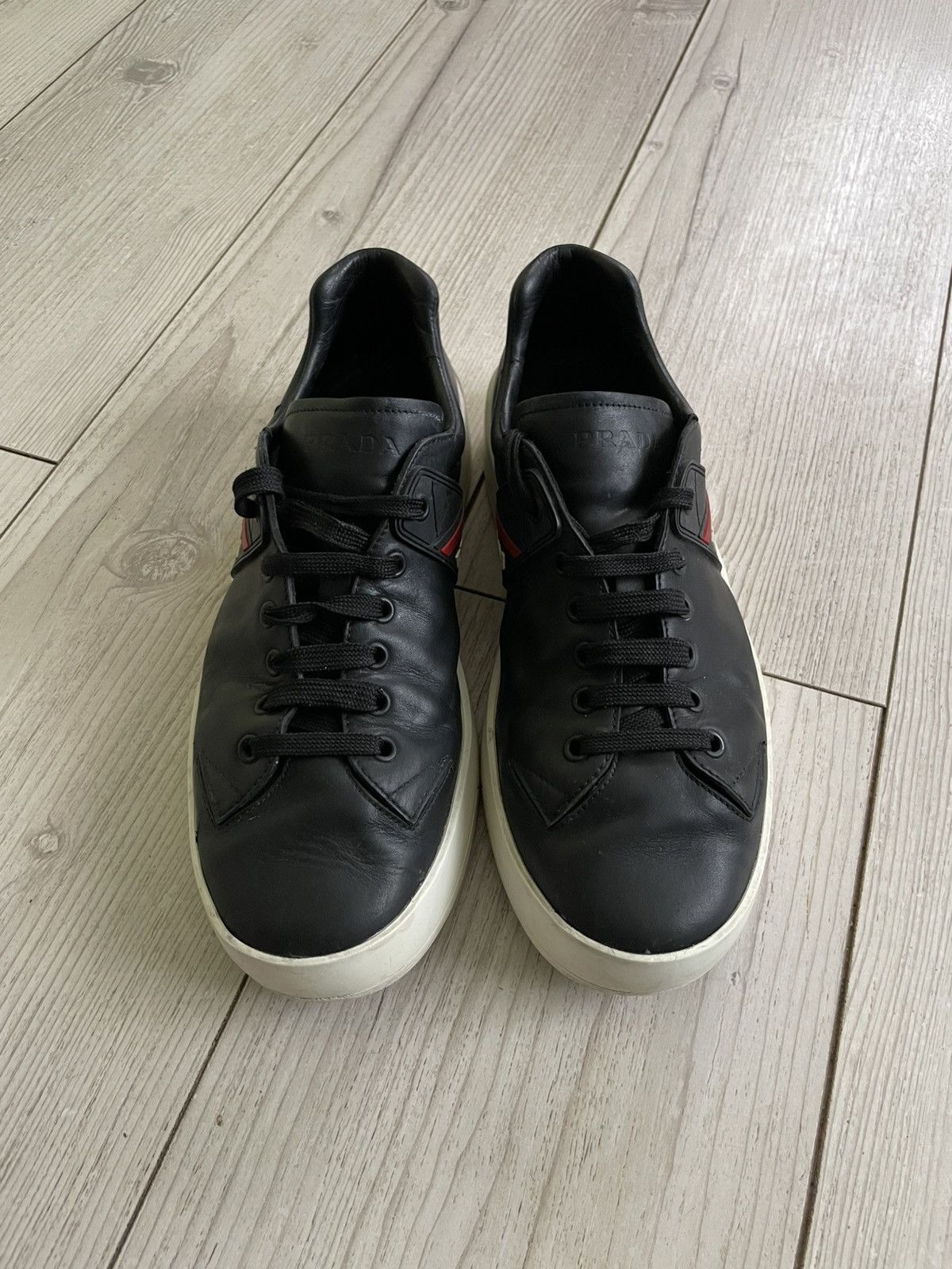 Prada Prada Leather Sneaker Shoes Size US 8 / EU 41 - 5 Thumbnail