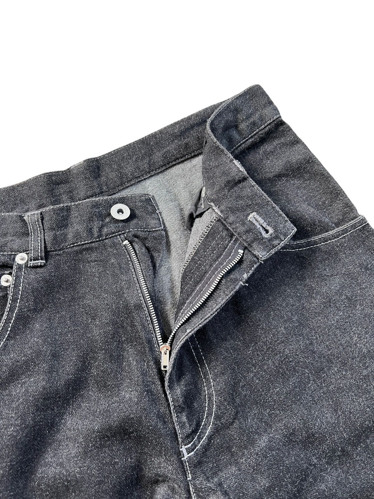 BERNINGS SHO Bernings Sho Wide Leg Reconstructed Jeans Size US 31 - 10 Thumbnail