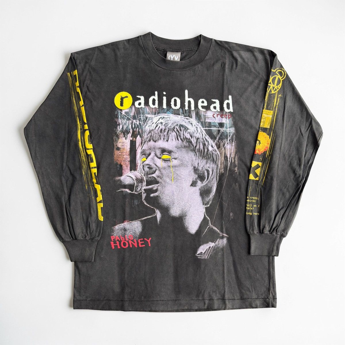 Longsleeve Radiohead Band Shirt Pablo Honey