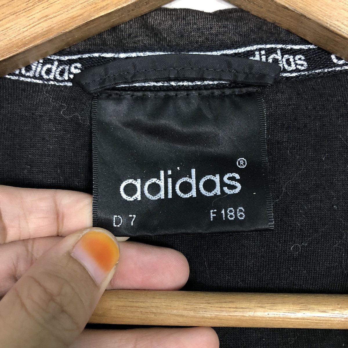 Adidas 📌Vintage Bomber Light Jacket Rich Black Adidas Size US L / EU 52-54 / 3 - 19 Thumbnail