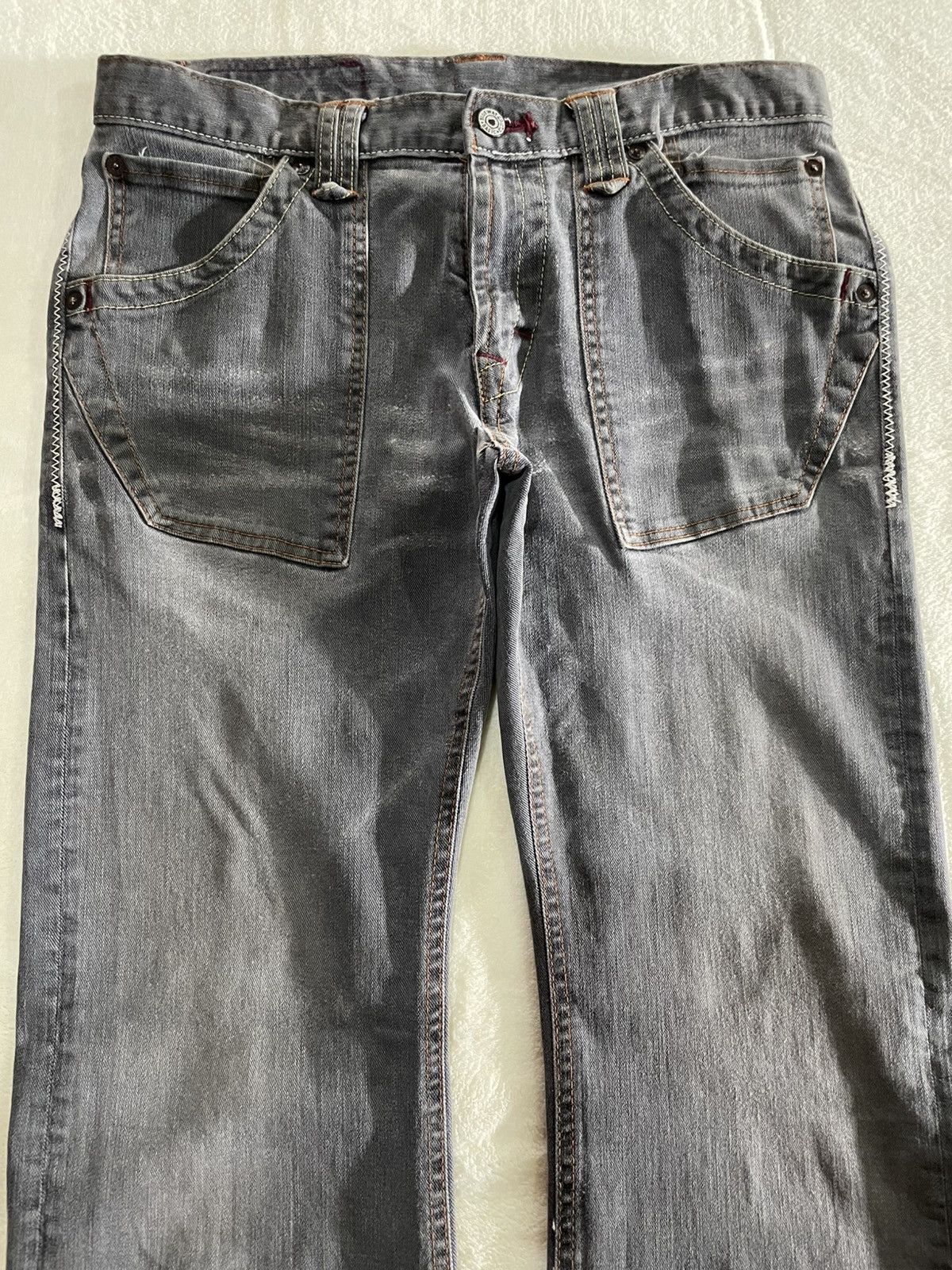Japanese Brand Vintage Japanese Brand Boot Cut Denim Jeans Size US 32 / EU 48 - 2 Thumbnail