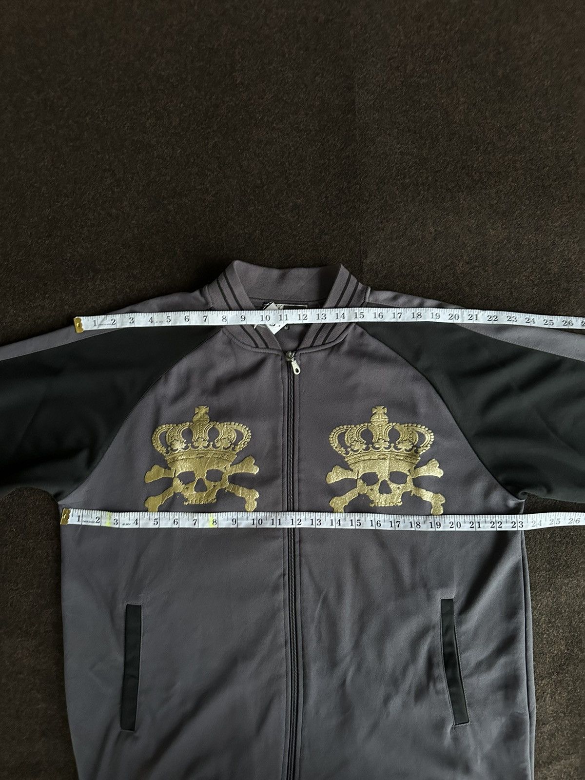 Yasuyuki Ishii King Of Skulls Big Logo Zipper Track Jacket Z91 Size US L / EU 52-54 / 3 - 9 Thumbnail
