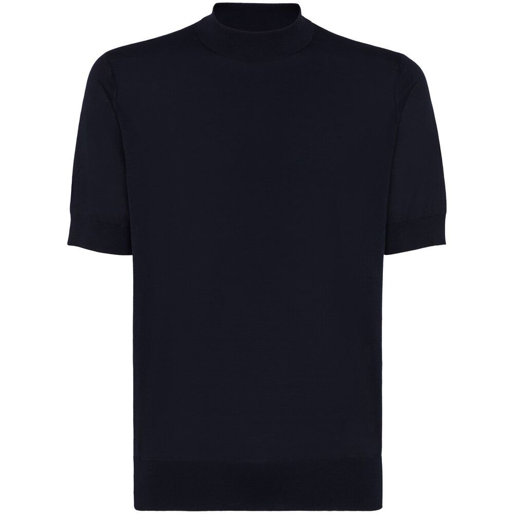 Brunello Cucinelli BLUE T-Shirts & Vests - T-Shirts
