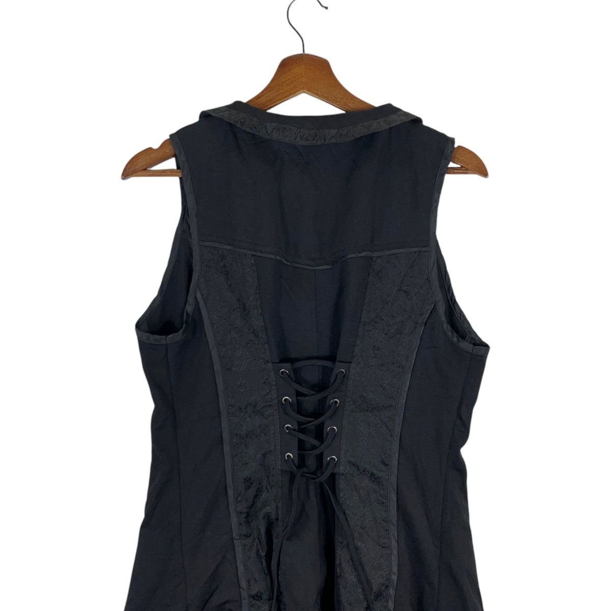 Designer VINTAGE ARCA ET OVIS BAT WING GOTHIC BLACK BLOUSE Size XL / US 12-14 / IT 48-50 - 9 Thumbnail