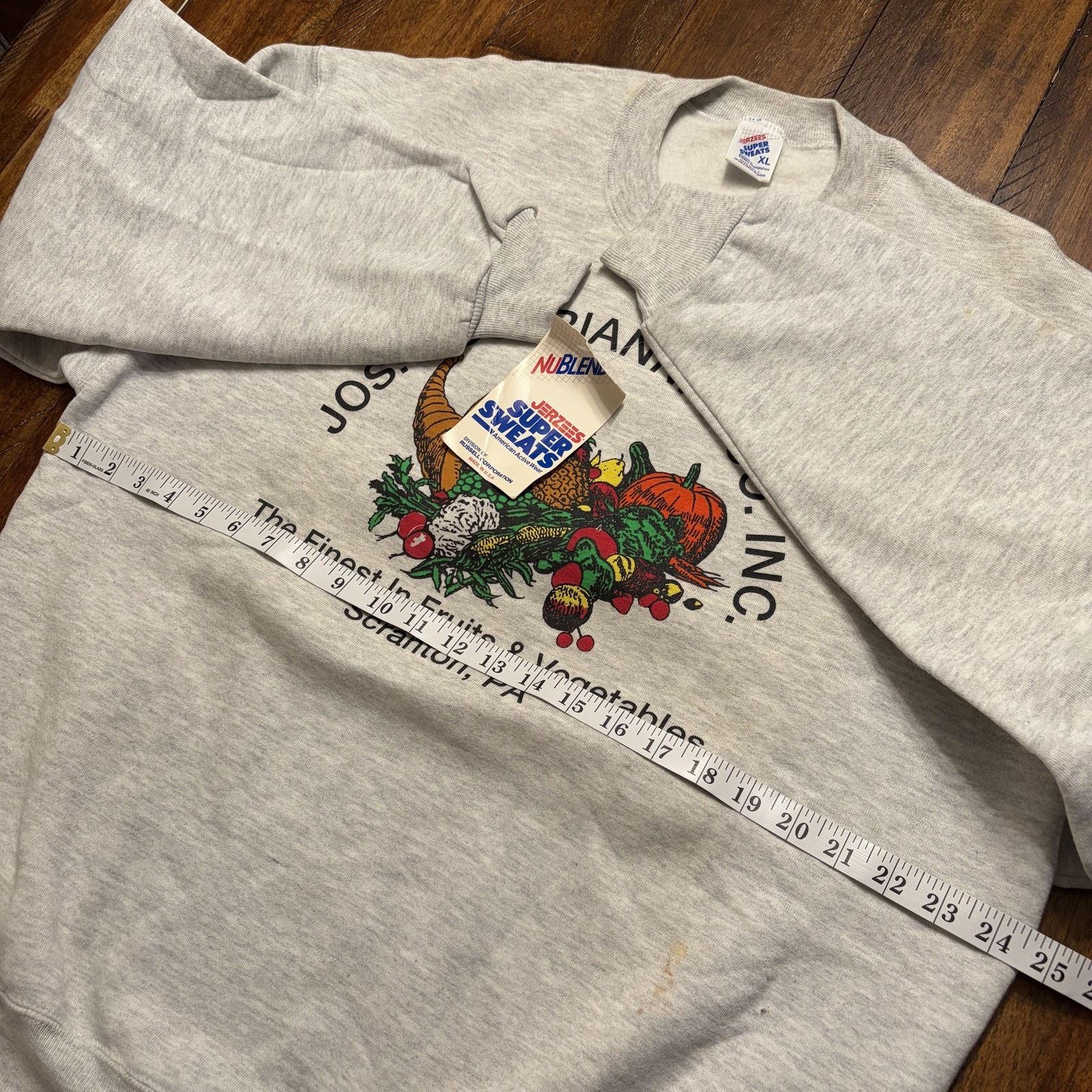 Jerzees Vtg Jos Notarianni Sweatshirt XL Jerzees Scranton PA USA 90s Size US XL / EU 56 / 4 - 10 Thumbnail
