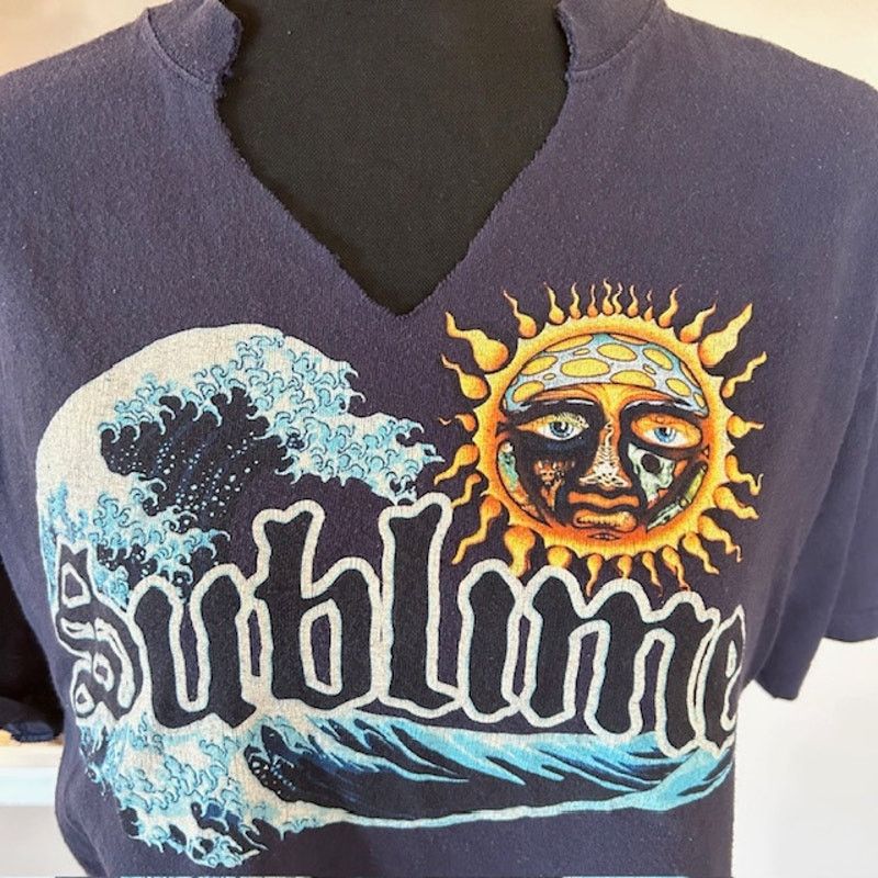 Anvil Vintage Sublime Band Tee Anvil Tag Distressed Cut Size L Size L / US 10 / IT 46 - 2 Thumbnail