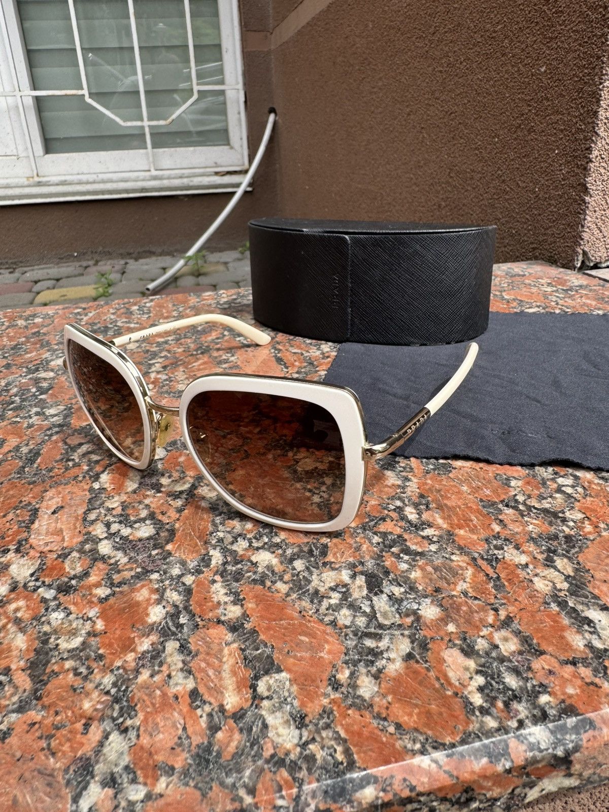 Prada Prada Sunglasses SPR 59M Designer Women’s Size ONE SIZE - 1 Thumbnail