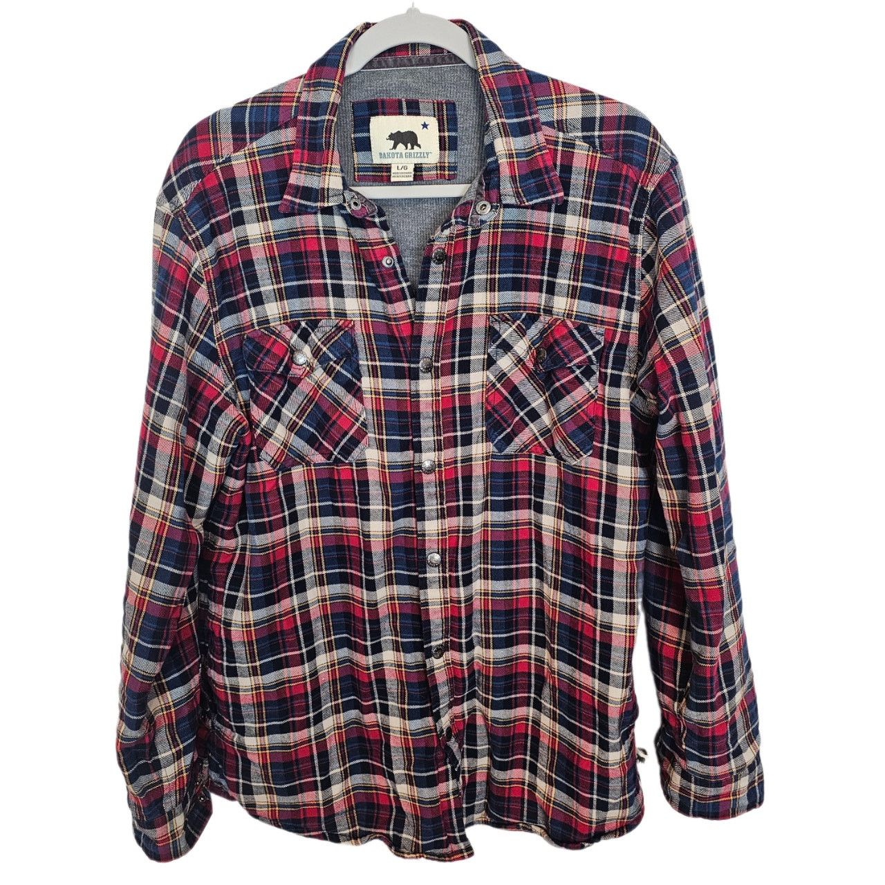 Dakota Grizzly Dakota Grizzly Flannel Shacket Snap L Plaid Lined Gorpcore Size US L / EU 52-54 / 3 - 1 Thumbnail