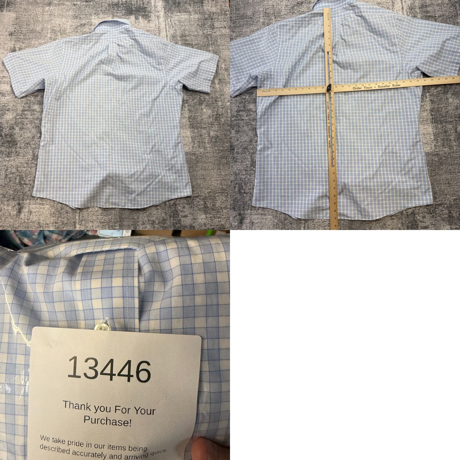 Brooks Brothers Brooks Brothers Shirt Mens 17.5 Blue White Checkered Regent Supima Cotton Preppy Size US XXL / EU 58 / 5 - 8 Thumbnail