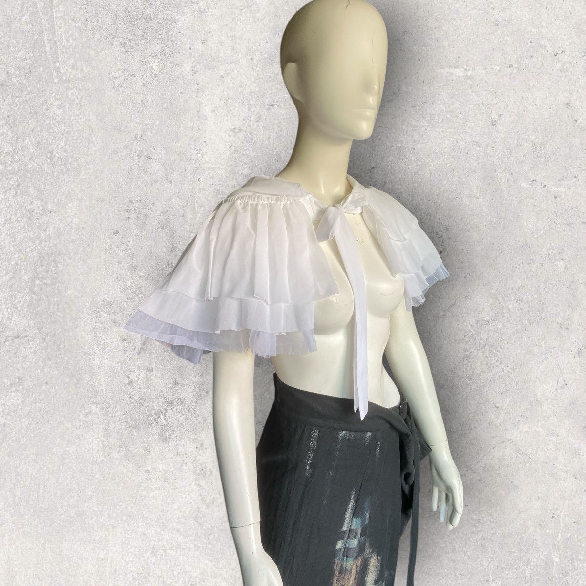 Comme des Garcons SS25 Lace Ruffle Scarf Size ONE SIZE - 3 Thumbnail