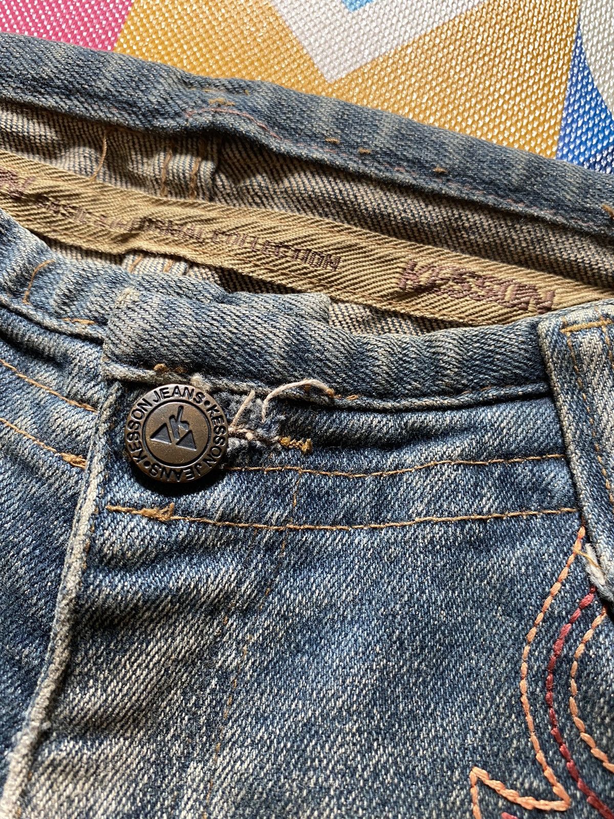 If Six Was Nine × Japanese Brand × Le Grande Bleu (L.G.B.) Vintage kesson basic imformal flared jeans Size US 28 / EU 44 - 7 Thumbnail