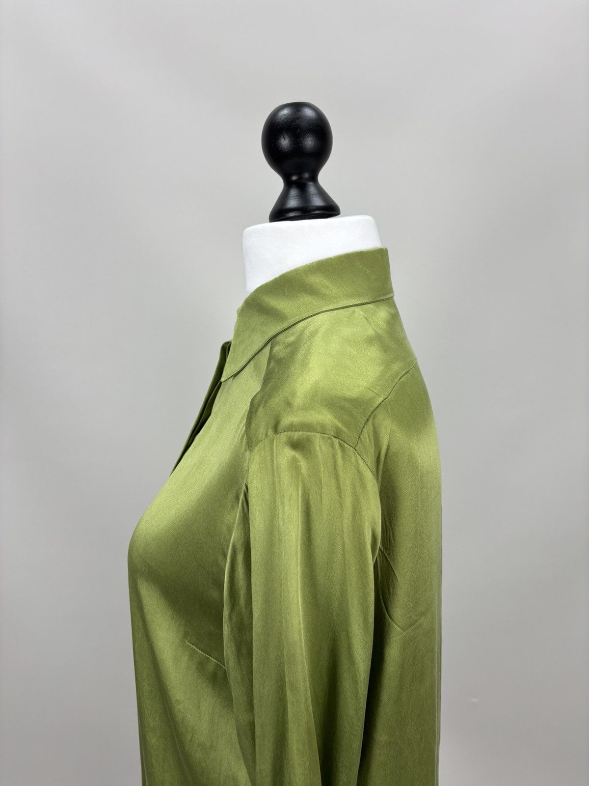 Miu Miu Womens blouse Miu Miu Size 40 Color Green Size S / US 4 / IT 40 - 9 Thumbnail