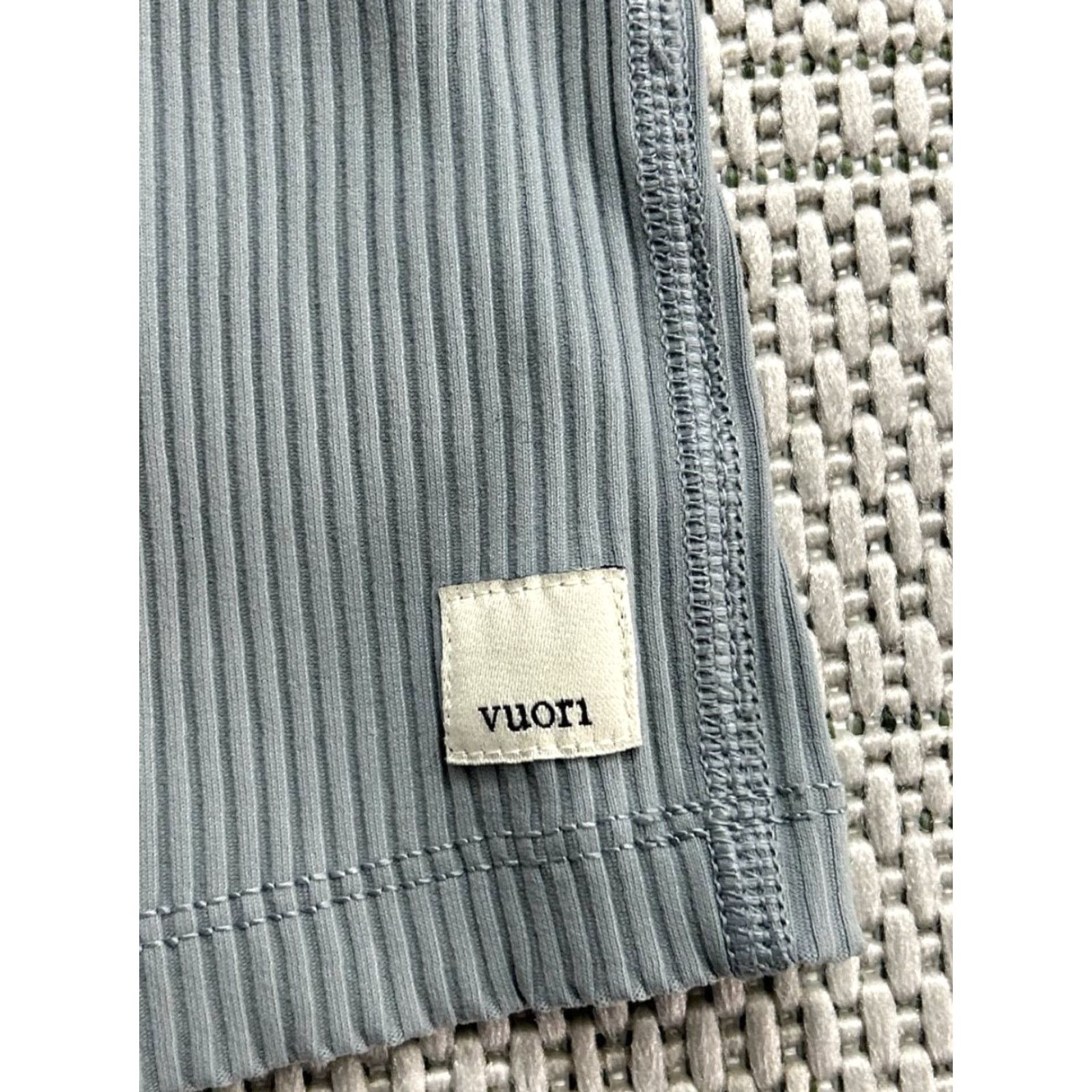 Vuori Vuori Tank Top Womens Xxs Blue Ribbed Yoga Pullover Size XXS / US 00 / IT 34 - 4 Thumbnail