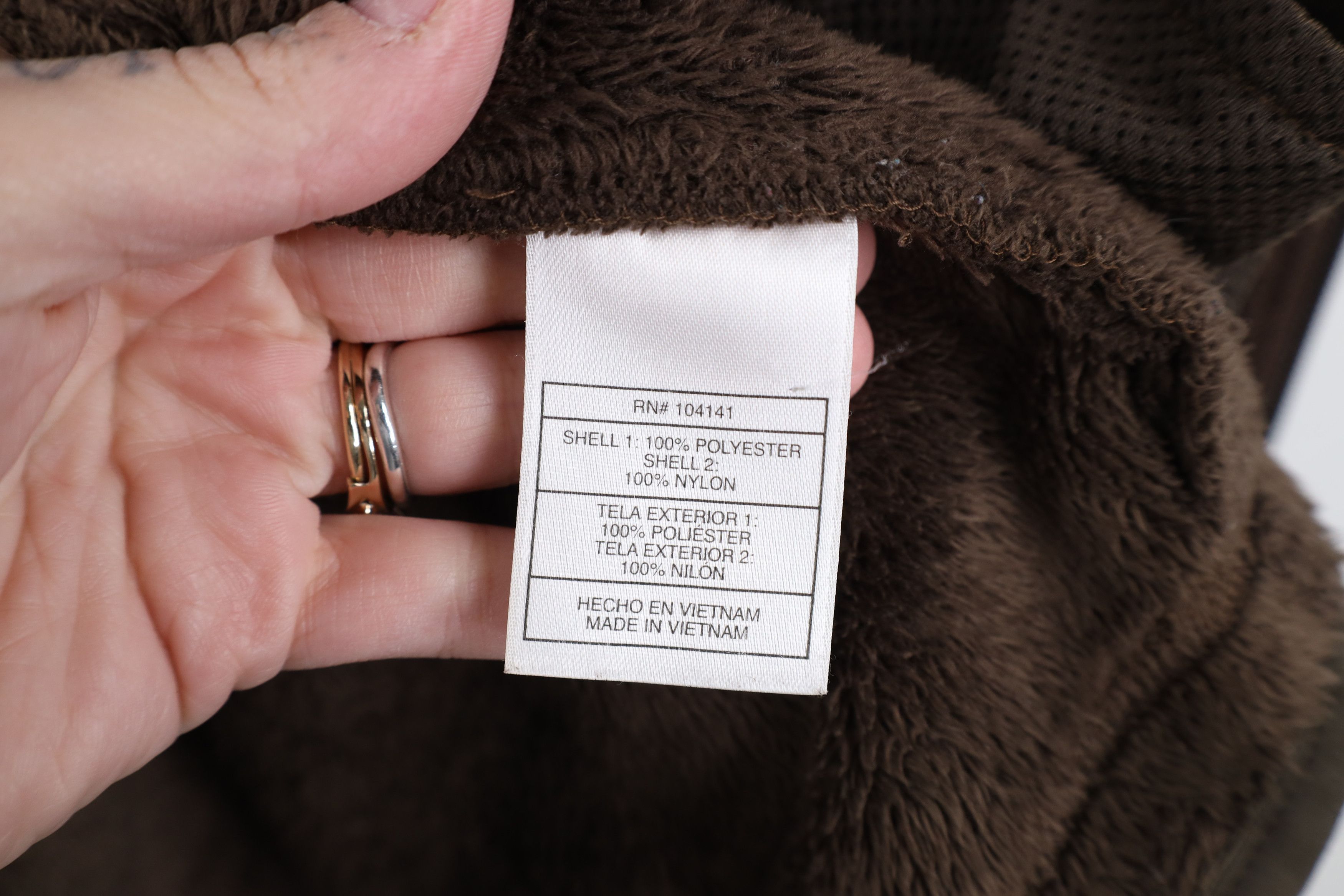 Nike Vintage Y2K Nike ACG Swoosh Deep Pile Fleece Jacket Brown Size US XL / EU 56 / 4 - 11 Thumbnail