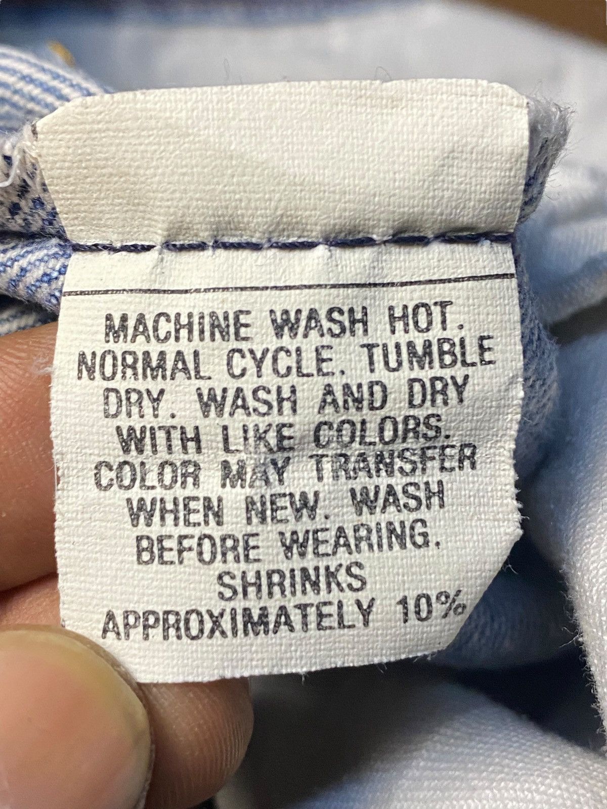 Levi's Vintage Levis 501 80’s Blue Wash Loose Jeans Size US 30 / EU 46 - 15 Thumbnail