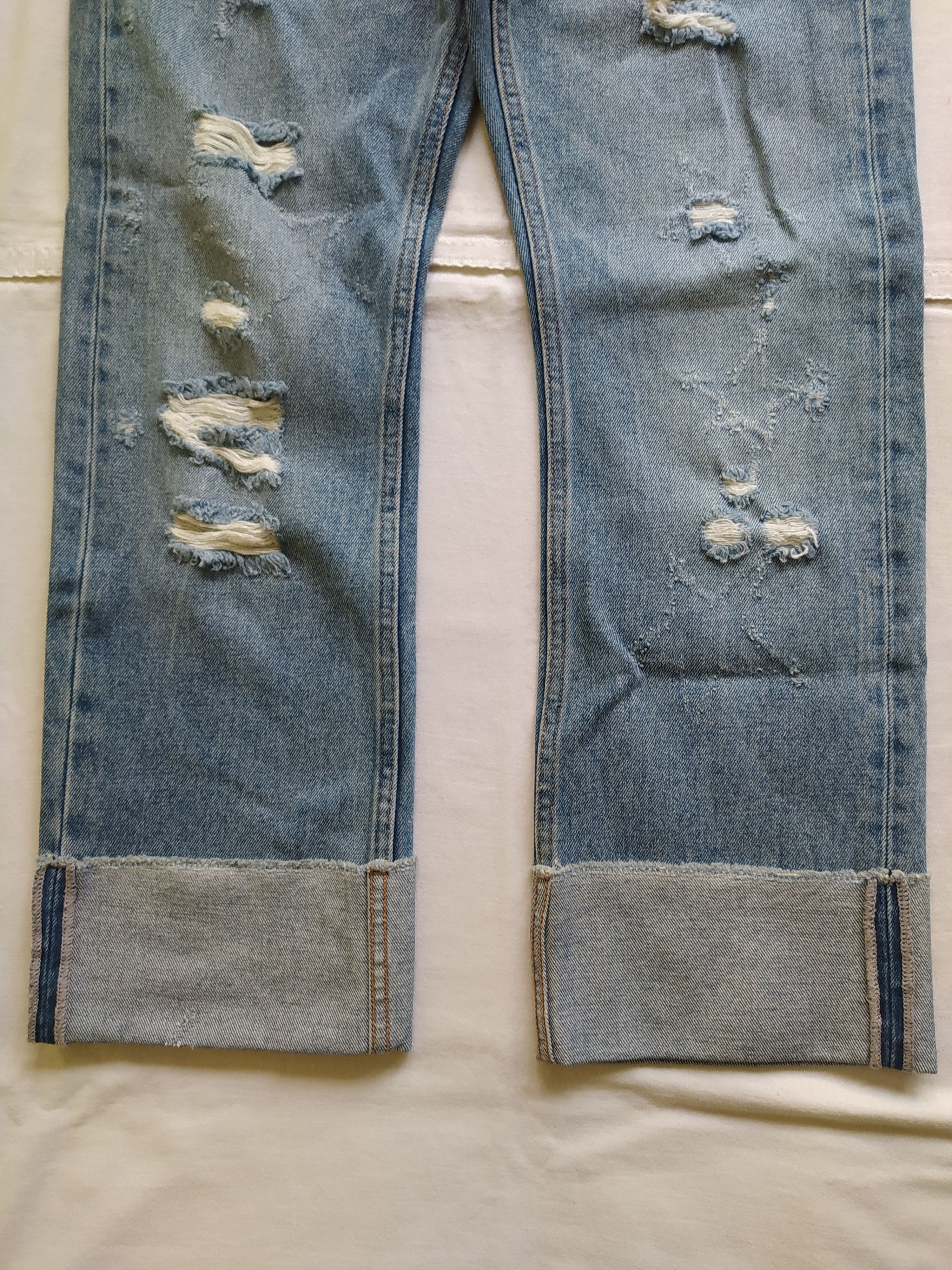 Jimmy Taverniti D-ID by Jimmy Taverniti distressed jeans Size 26" / US 2 / IT 38 - 4 Thumbnail