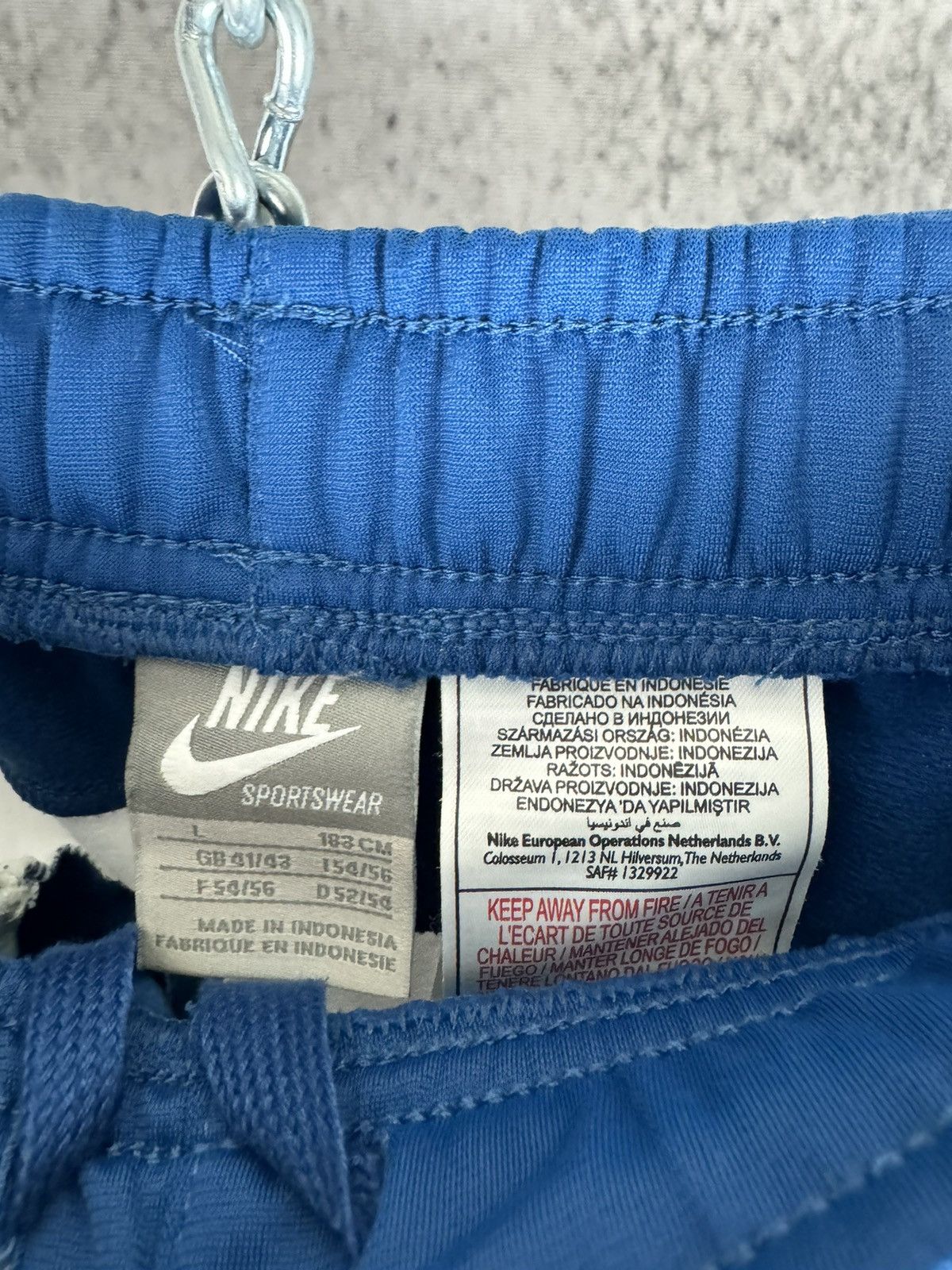 Nike Y2K Nike vintage 00s Blue track pants gorpcore drill hype Size US 36 / EU 52 - 3 Thumbnail