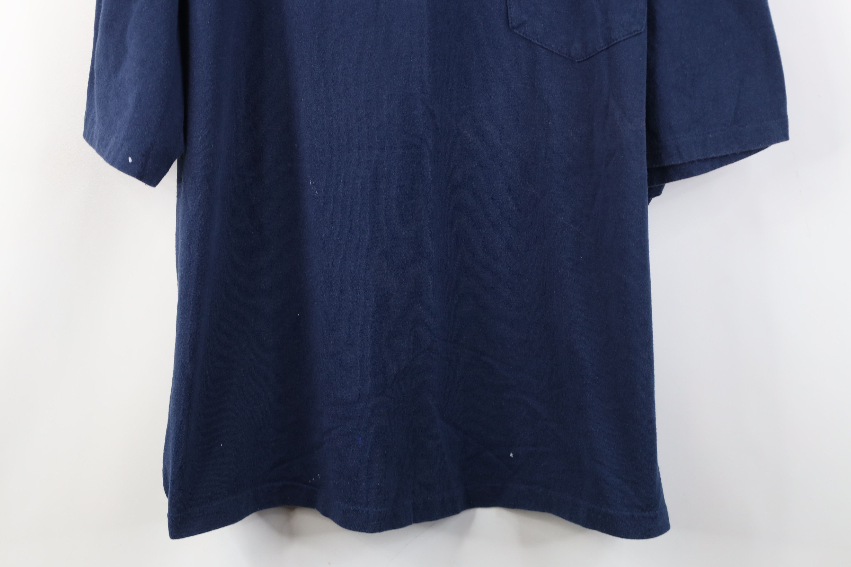 Vintage Vintage 90s Streetwear Blank Pocket Short Sleeve T-Shirt USA Size US XXL / EU 58 / 5 - 3 Thumbnail