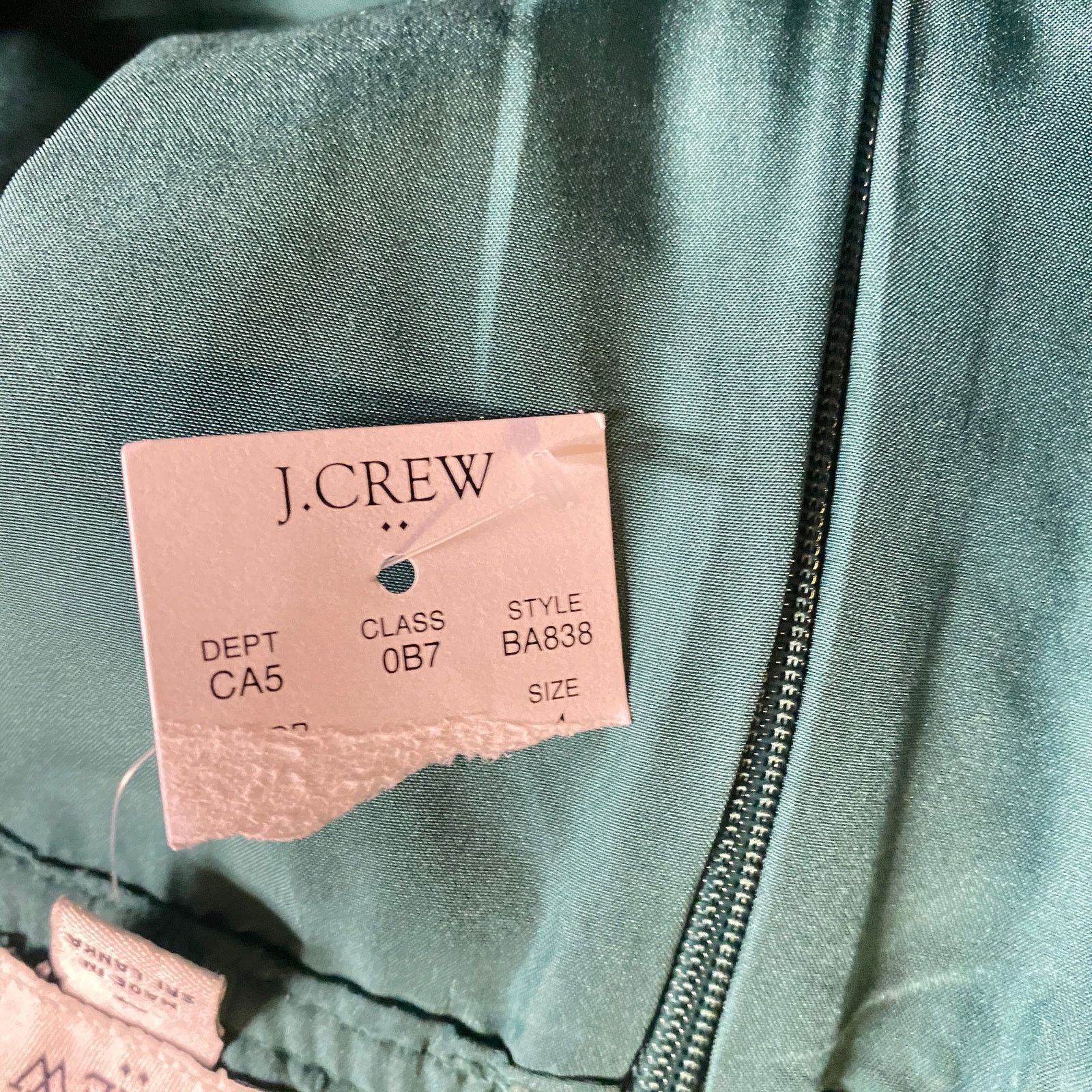 J.Crew NWT J. Crew Pine Green Corduroy Button Front Mini Skirt 4 Size 27" / US 4 / IT 40 - 7 Thumbnail