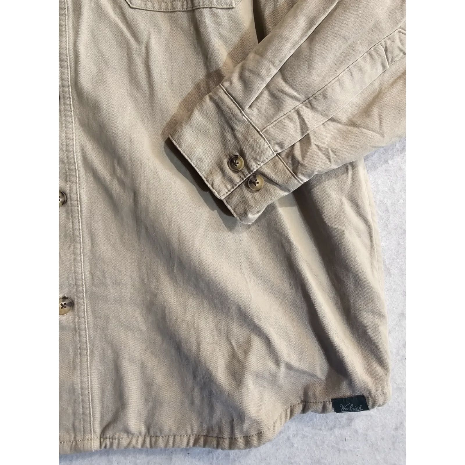 Vintage Woolrich Shirt Jacket NWTs Classic Flannel Lined Button-Up Mens Sz X-LARGE Khaki Size US XL / EU 56 / 4 - 5 Thumbnail