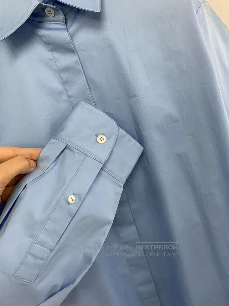 The Row The row Blue long-sleeved shirt Size XS / US 0-2 / IT 36-38 - 2 Thumbnail