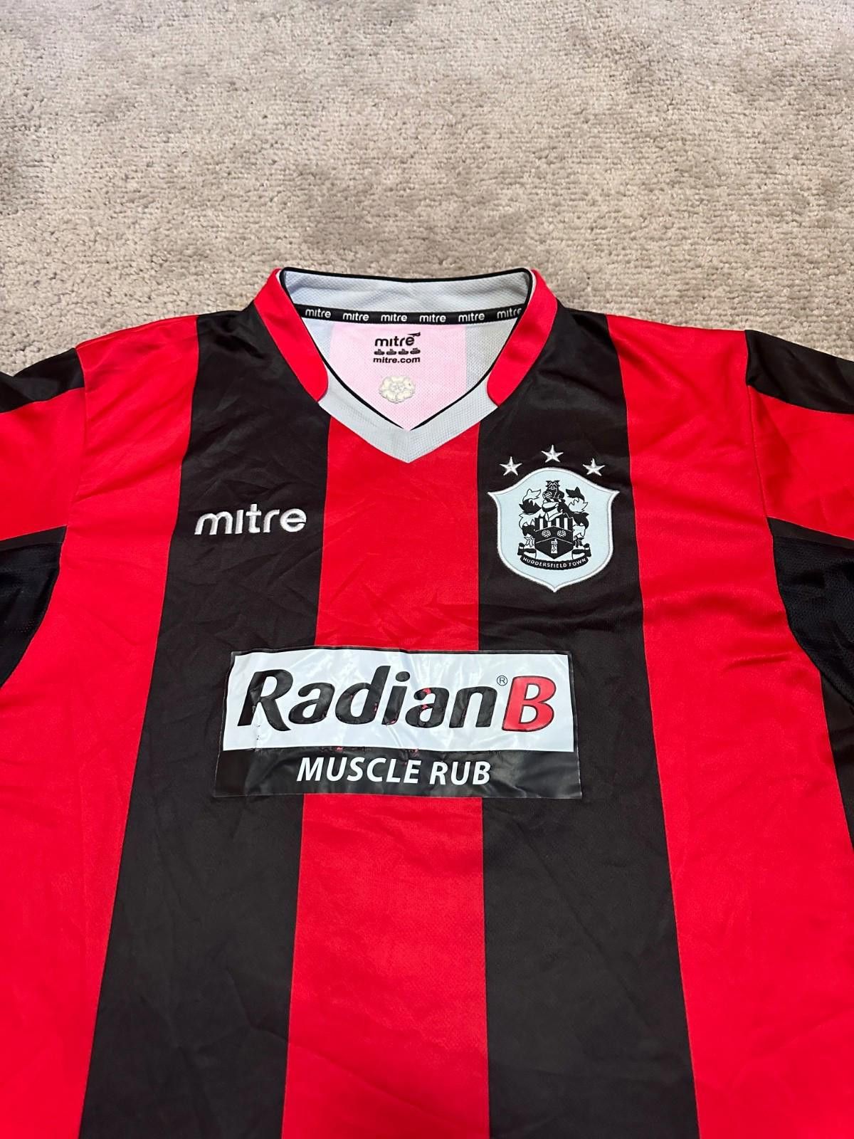 Other Huddersfield Town 2010/11 away football shirt jersey Mitre Size US XL / EU 56 / 4 - 3 Thumbnail