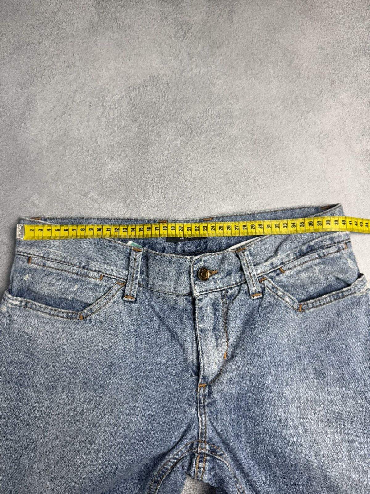 Dolce & Gabbana Vintage Dolce Gabbana Metal Logo Denim Pants size 46 Size 32" / US 10 / IT 46 - 17 Thumbnail