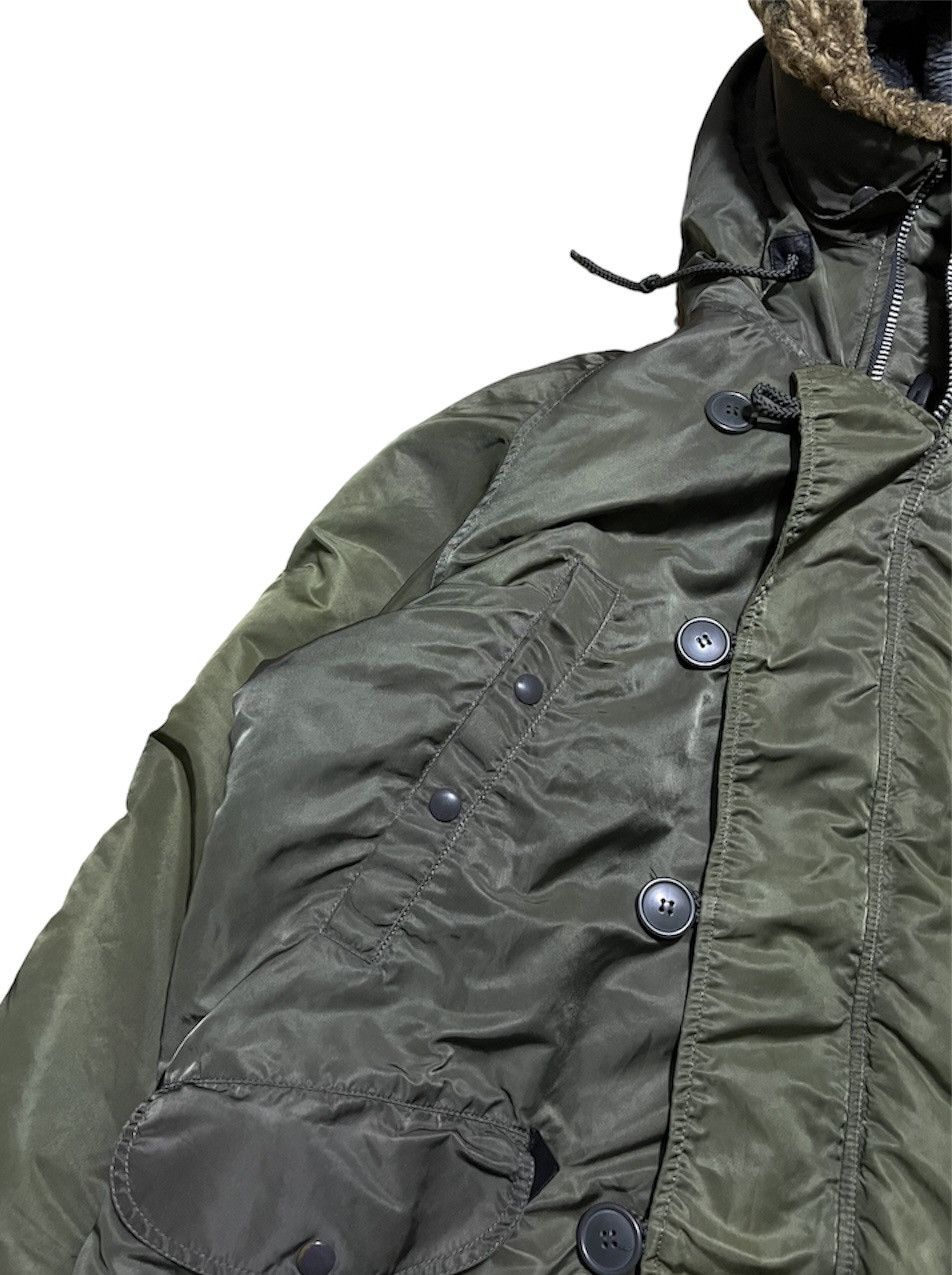 Alpha Industries Vintage 80s ALPHA INDUSTRIES N3B N Parka Jacket Size US L / EU 52-54 / 3 - 3 Thumbnail