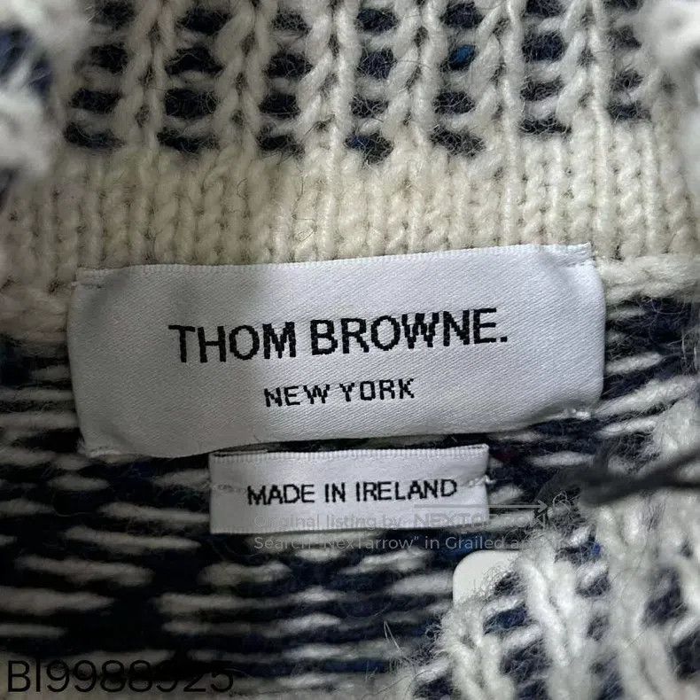 Thom Browne Thom Browne Snowflake Fair Isle Knit Sweater Size US M / EU 48-50 / 2 - 4 Thumbnail
