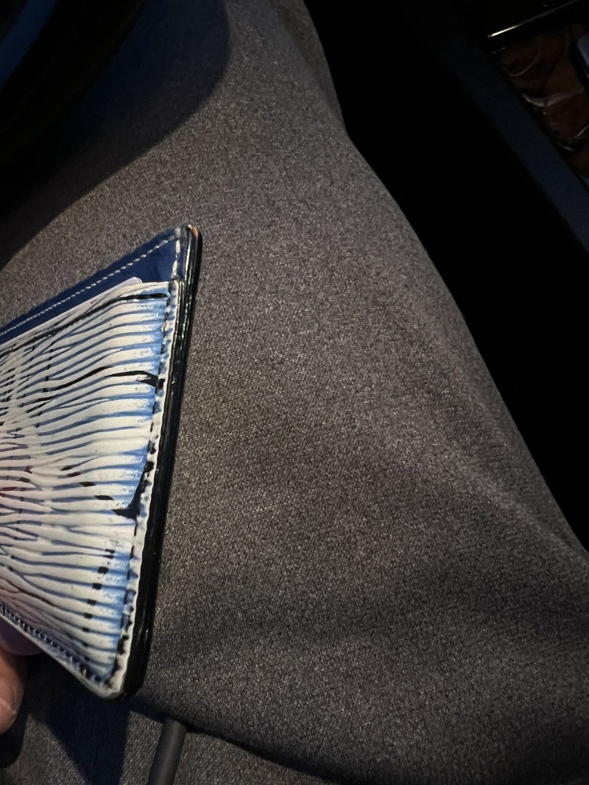Louis Vuitton [Limited Edition] Louis Vuitton Epi Aqua Card Holder Size ONE SIZE - 6 Thumbnail