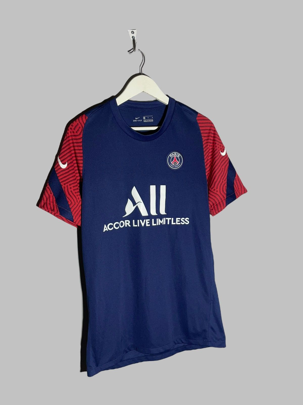 Nike Paris Saint Germain PSG Nike 2020/21 Hype Football Shirt Size US M / EU 48-50 / 2 - 2 Thumbnail