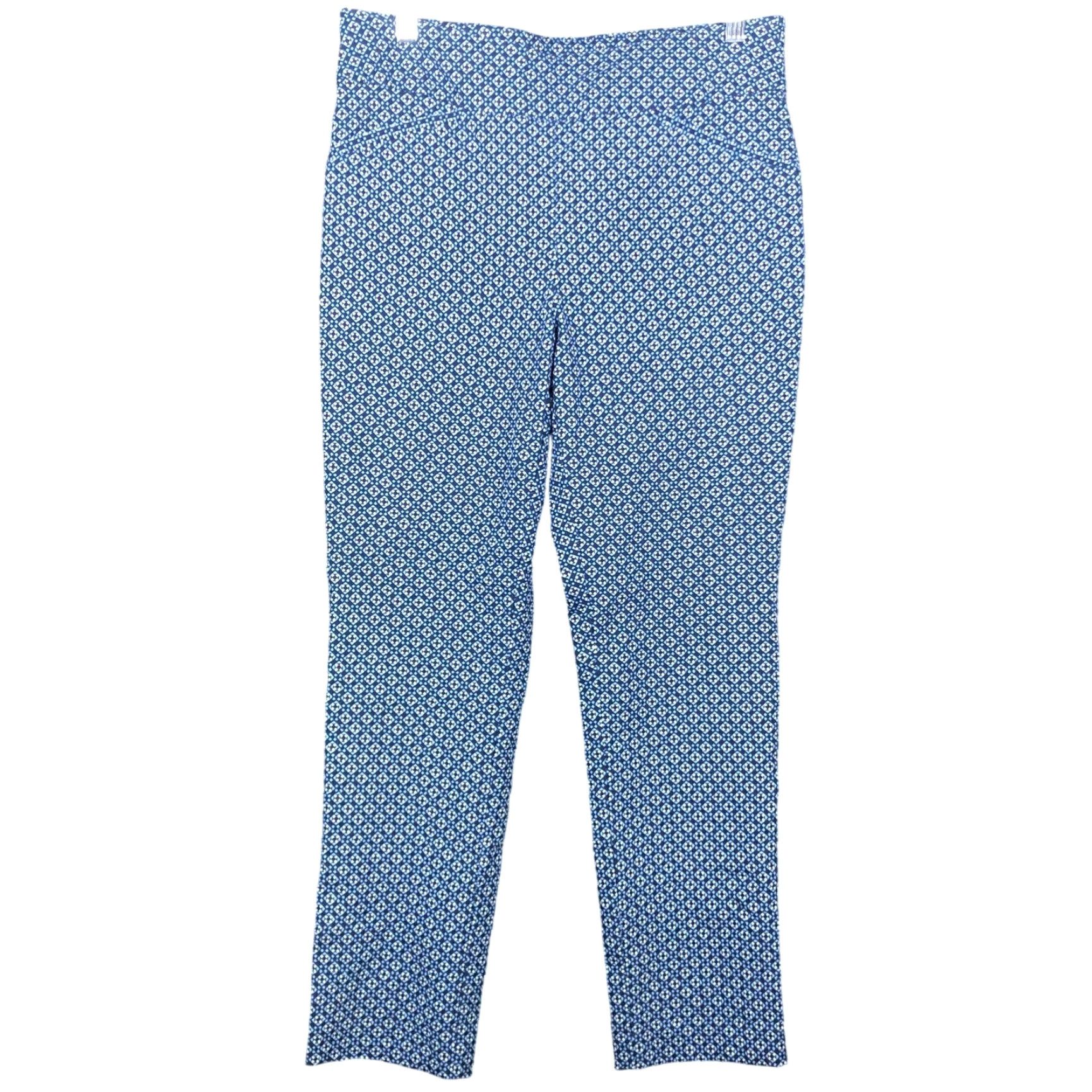 Vintage Chico's Womens Pants Blue White Fabulously Slimming Pull On Ankle Stretch 1 Chicos Womens Pants Blue White Fabulously Slimming Pull On Ankle Stretch 1 Size 24" / US 00 / IT 34 - 2 Thumbnail