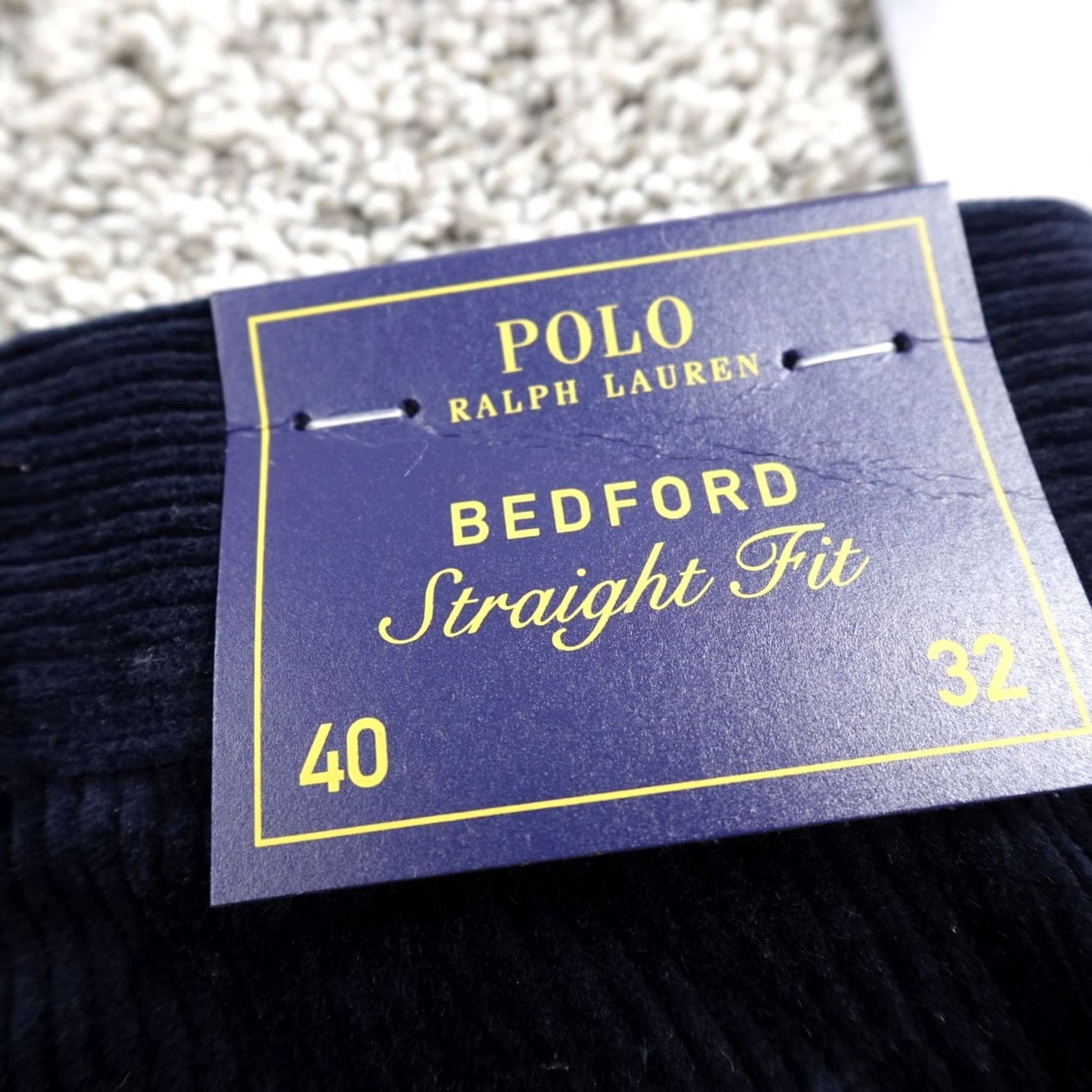 Polo Ralph Lauren Polo Ralph Lauren Pants Mens 40X32 Blue Corduroy Chino Bedford Straight Stretch Preppy Logo Pony Size US L / EU 52-54 / 3 - 2 Thumbnail