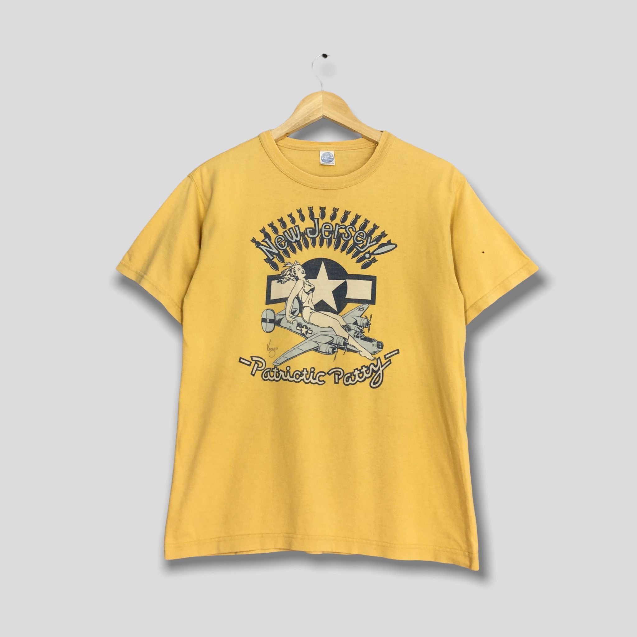 TOYS McCOY × Vintage Vintage Toys Mccoy's Japan Patriotic Patty Tshirt Small Size US S / EU 44-46 / 1 - 1 Thumbnail